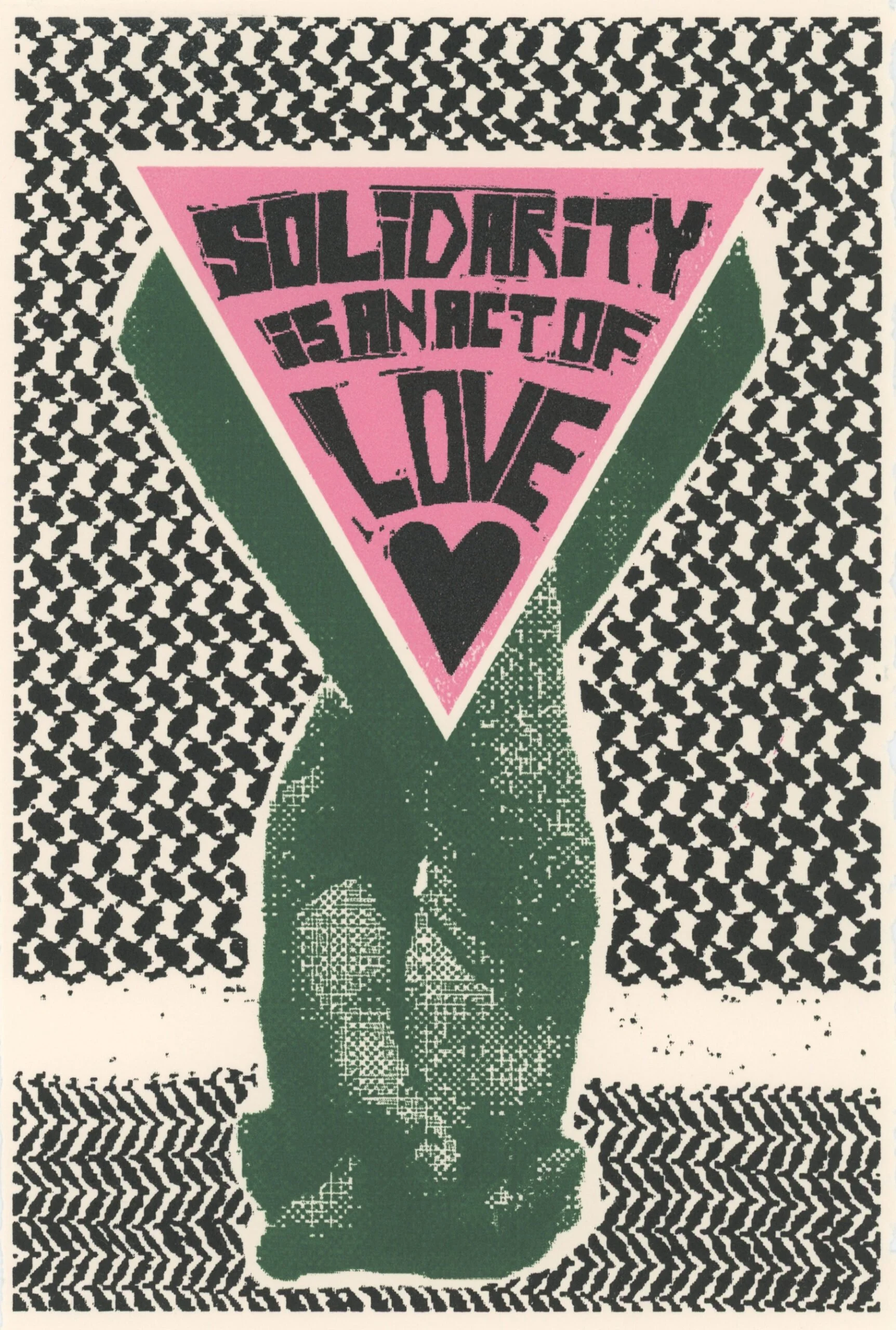 Solidarity is an Act of Love (green) - Mairead Charles