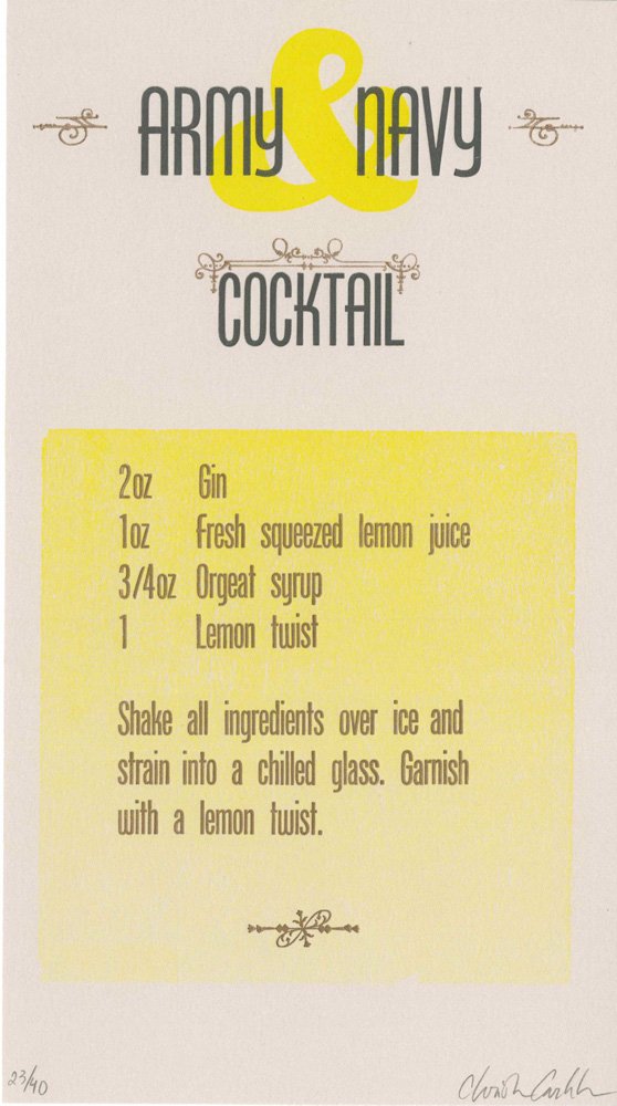 Army + Navy Cocktail - Christa Carleton