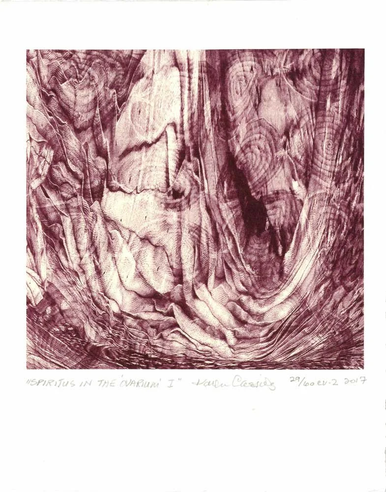 Spiritus in the Ovarium I EV2 (Purple) - Karen Cassidy