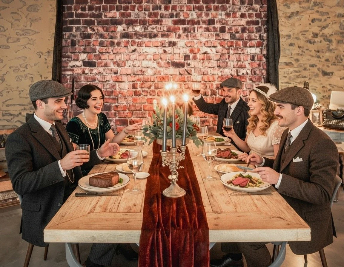 Décor prohibition pour dîner événementiel