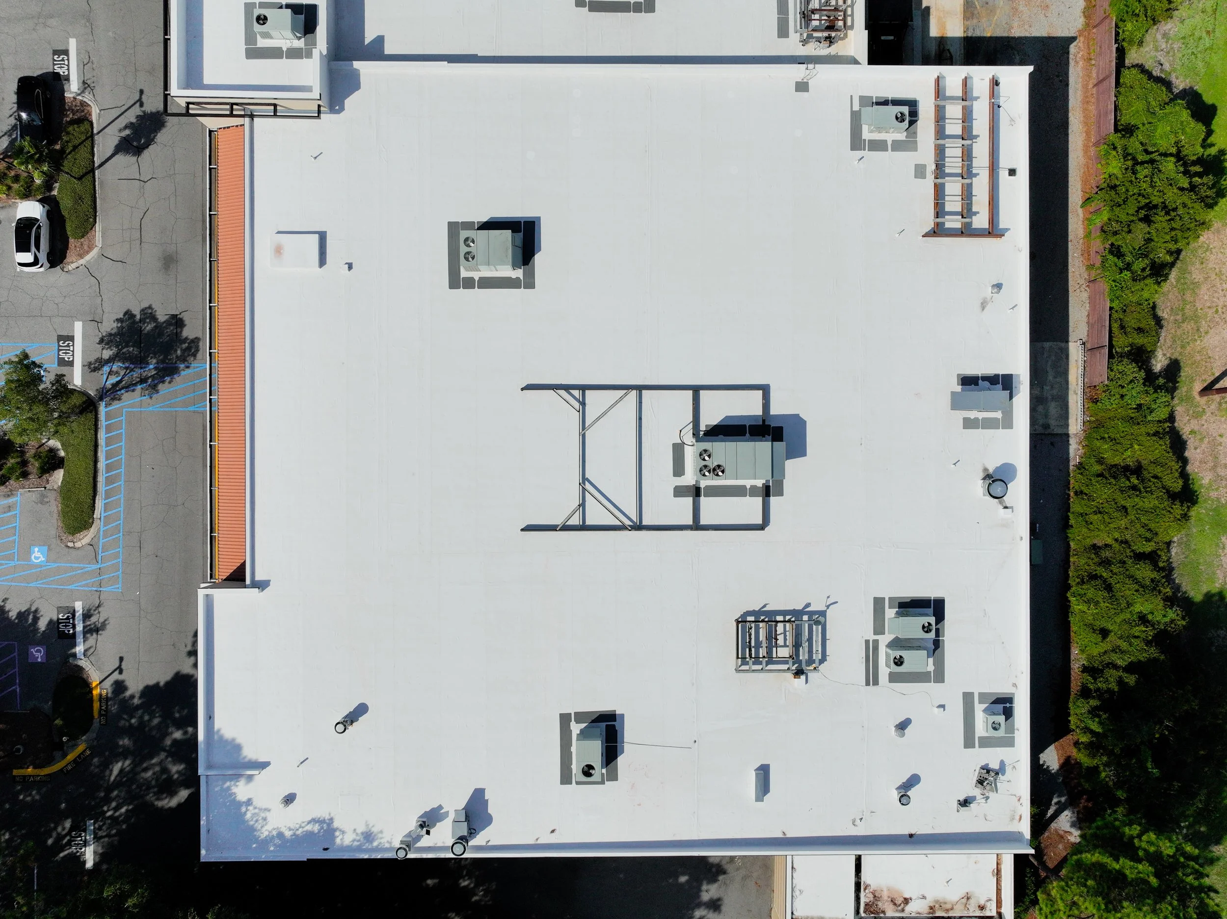 Commercial property roof inspection in Hilton Head, South Carolina
