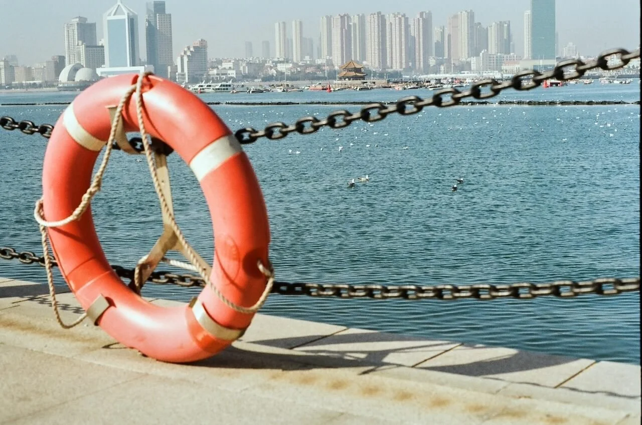 life preserver at a harbor like support after betrayal trauma