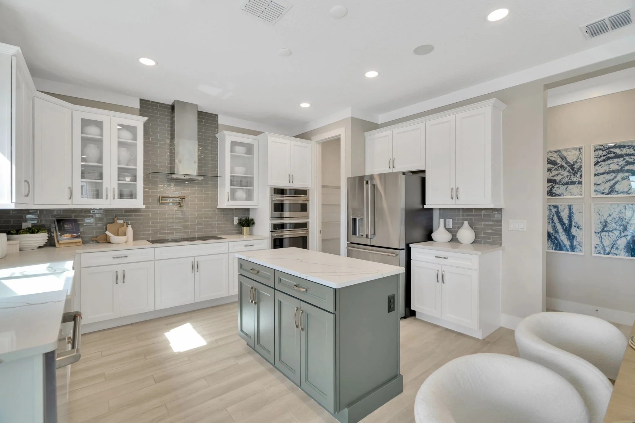 The Appliances of a DRB Homes Bromeliad Model at Primrose at Longleaf in New Port Richey, FL.