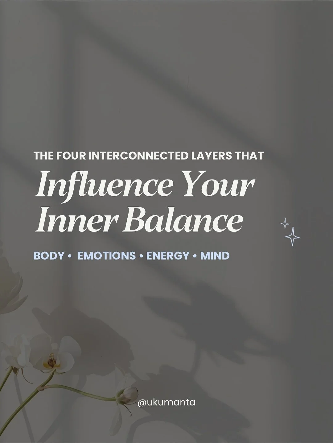 You&rsquo;re a multidimensional being 🫧

If you&rsquo;re on your wellness journey, this is one of the most fundamental truths to remember.

Slowly, gently, begin learning about each layer of your being: body, emotions, energy, and mind and how they 