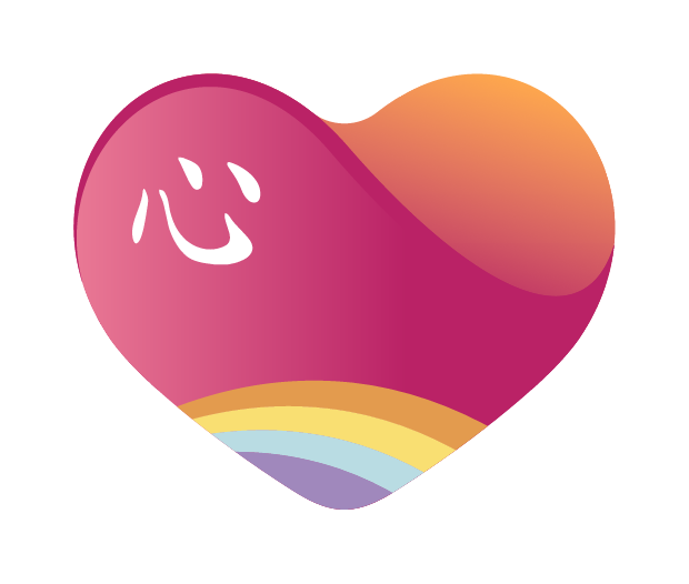 heart rainbow logo