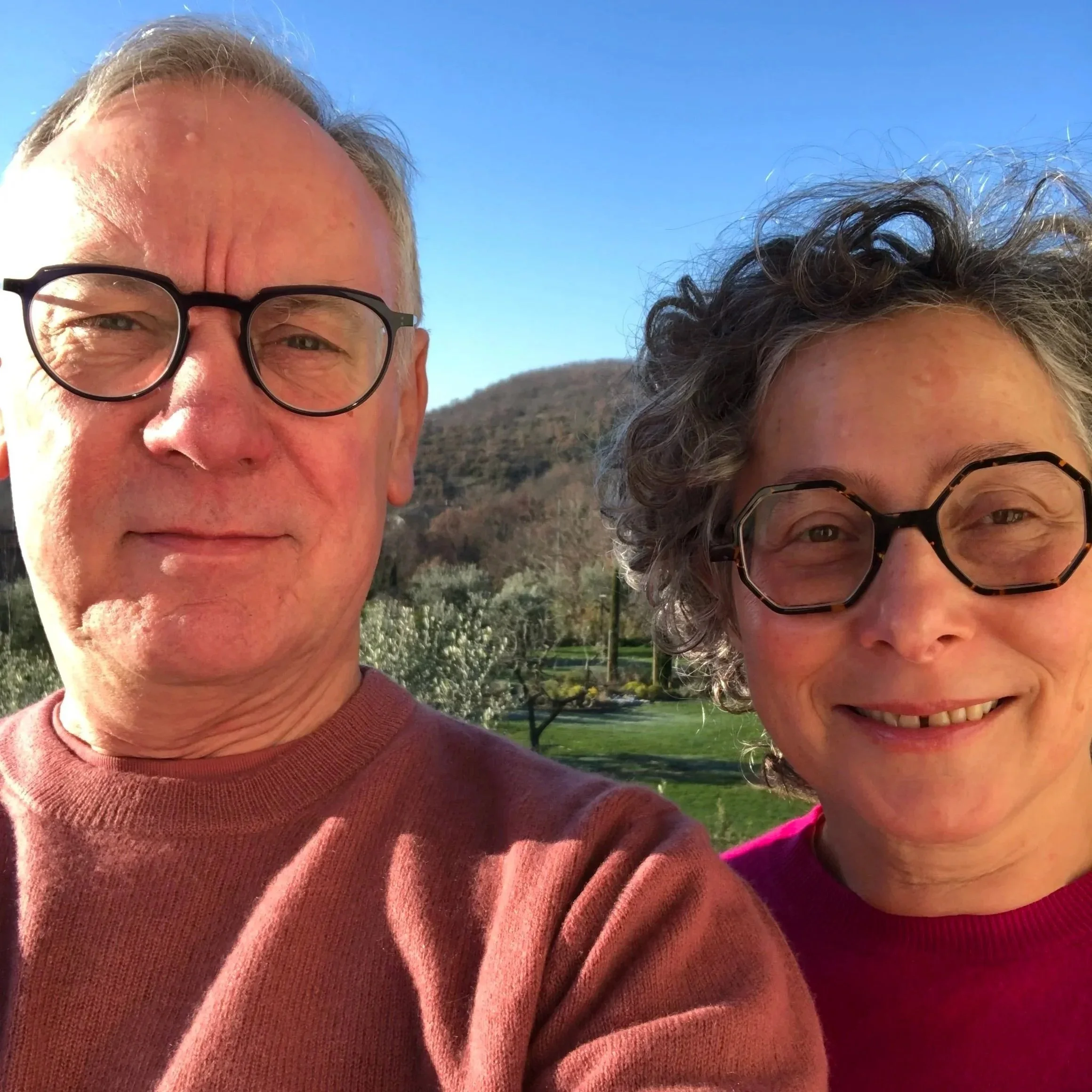 Hugh Devlin with his wife Sarah Polden who is the Founder of the Hugh Devlin Foundation