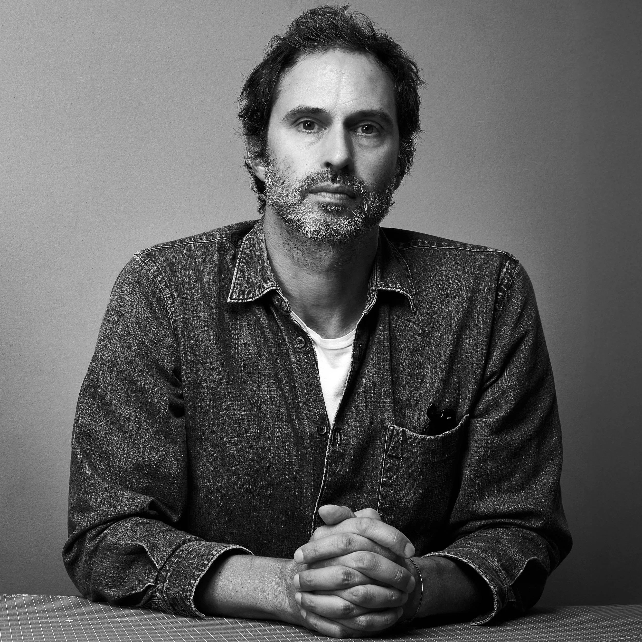 Ed Barber of Barber Osgerby, industrial, interior and product design, one of the founding partners of the Hugh Devlin Foundation. Photo credit: Mark Cocksedge