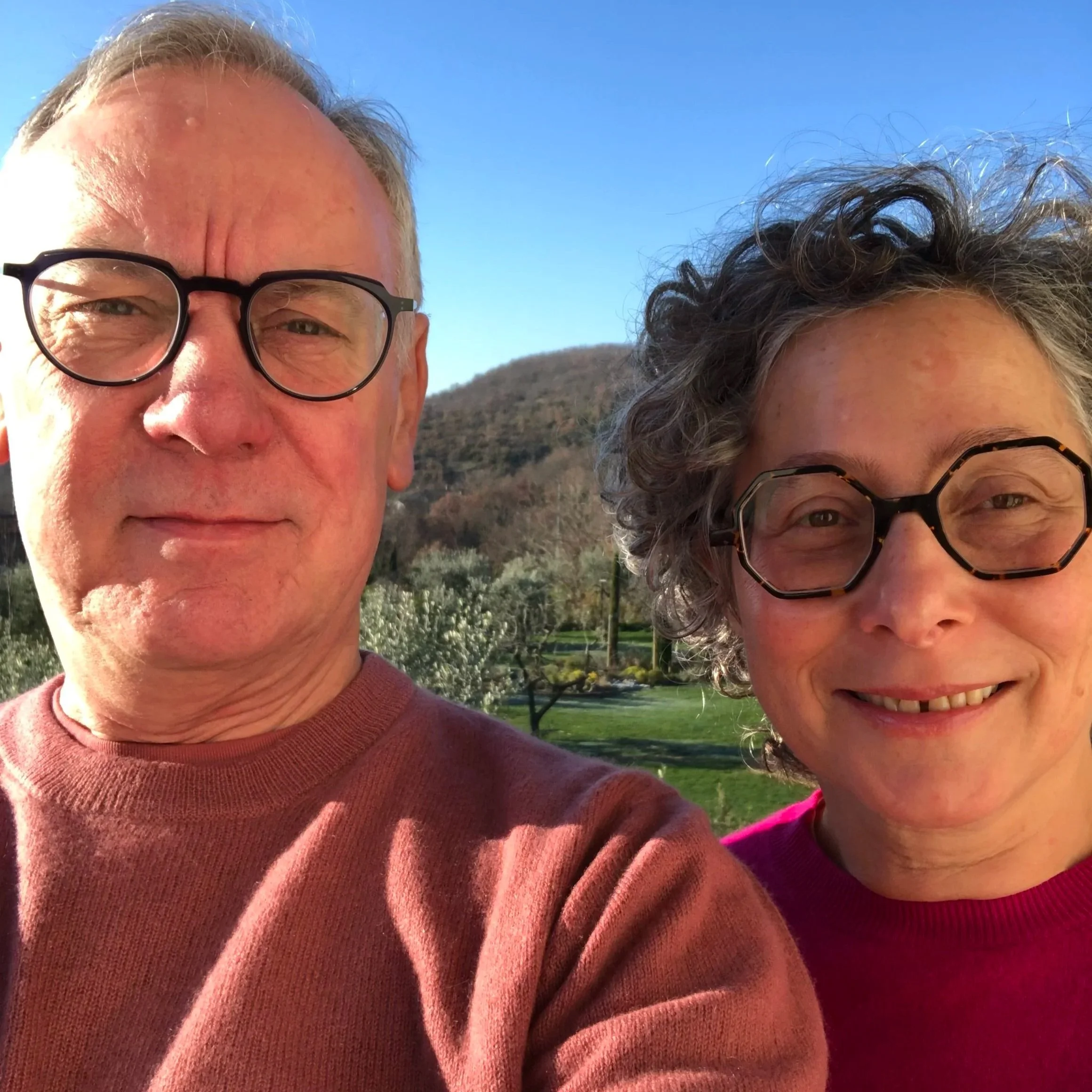 Hugh Devlin and wife Sarah Polden