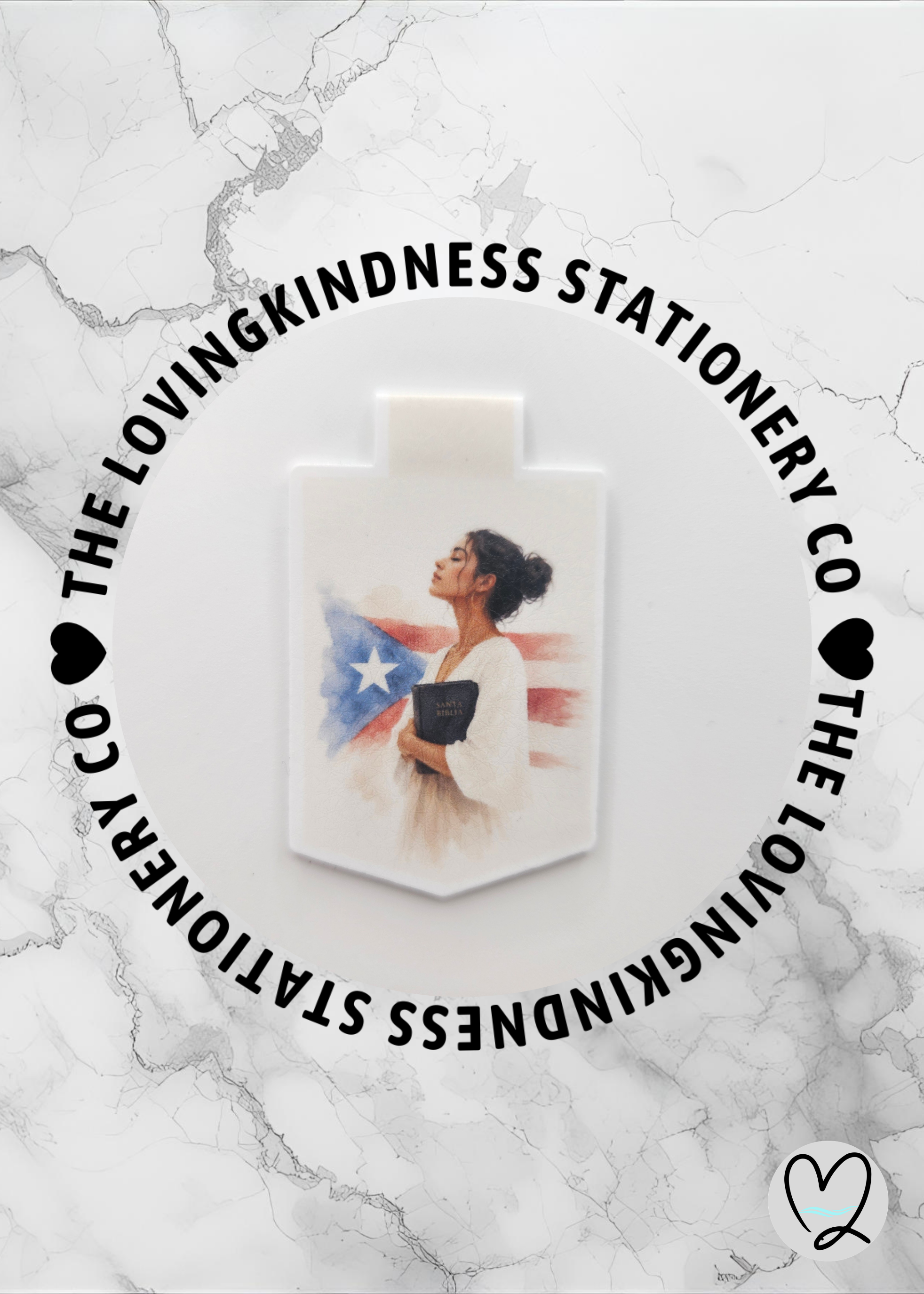 Puerto Rican Woman of Faith | Christian Magnetic Bookmark