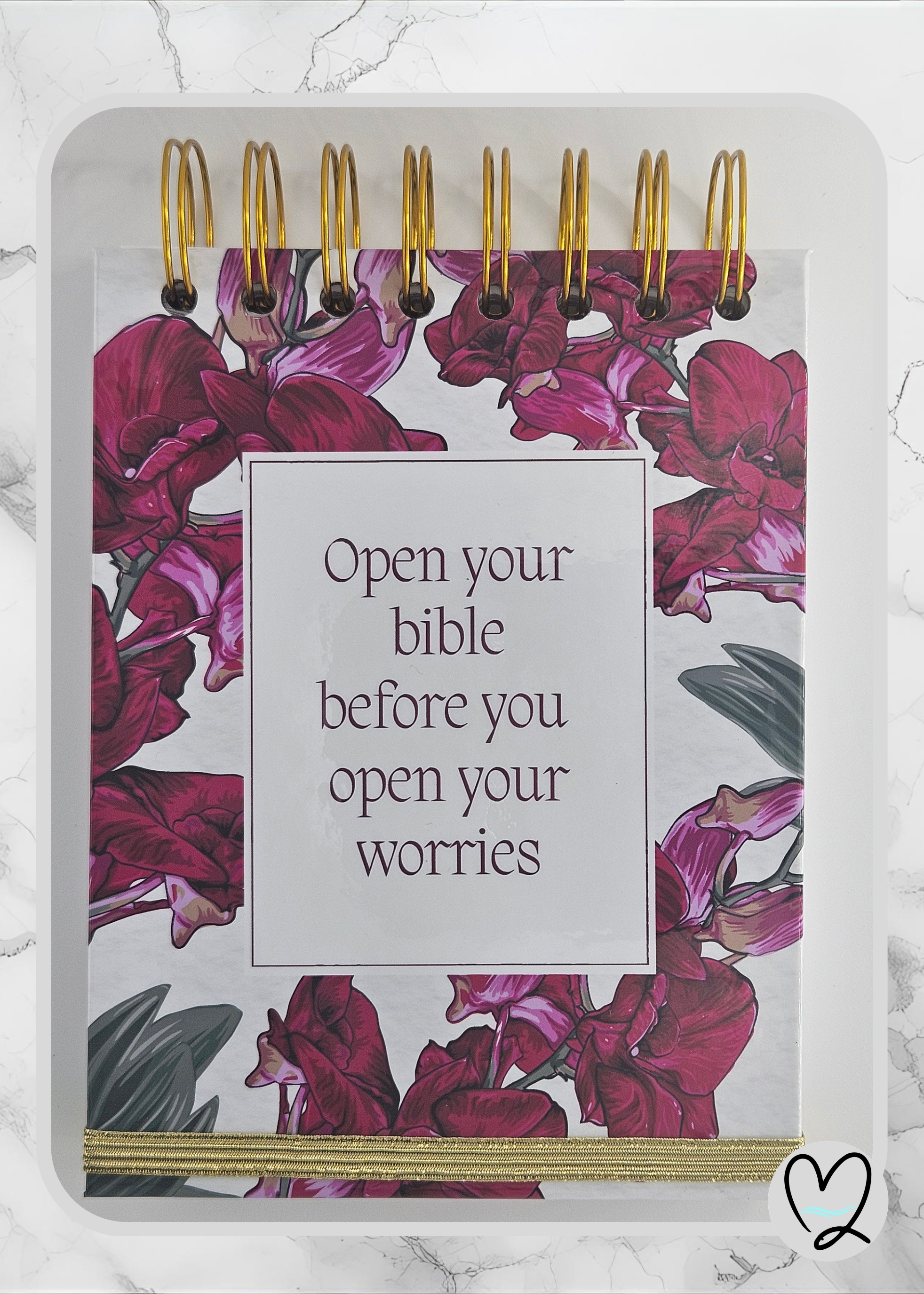 Open Your Bible Before You Open Your Worries | Guided S.O.A.P. Bible Study Journal