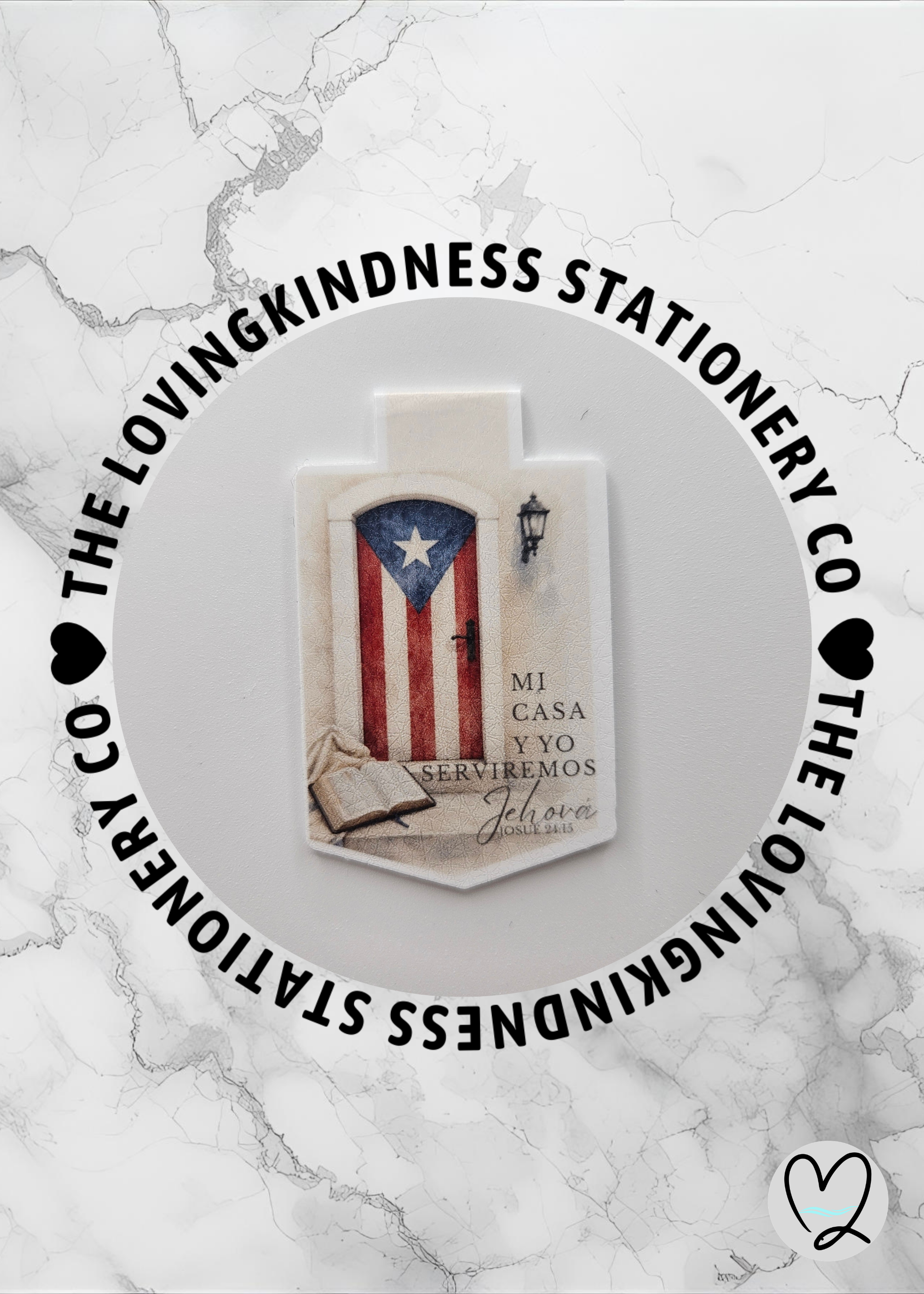 Mi Casa y Yo Serviremos a Jehová | Christian Magnetic Bookmark