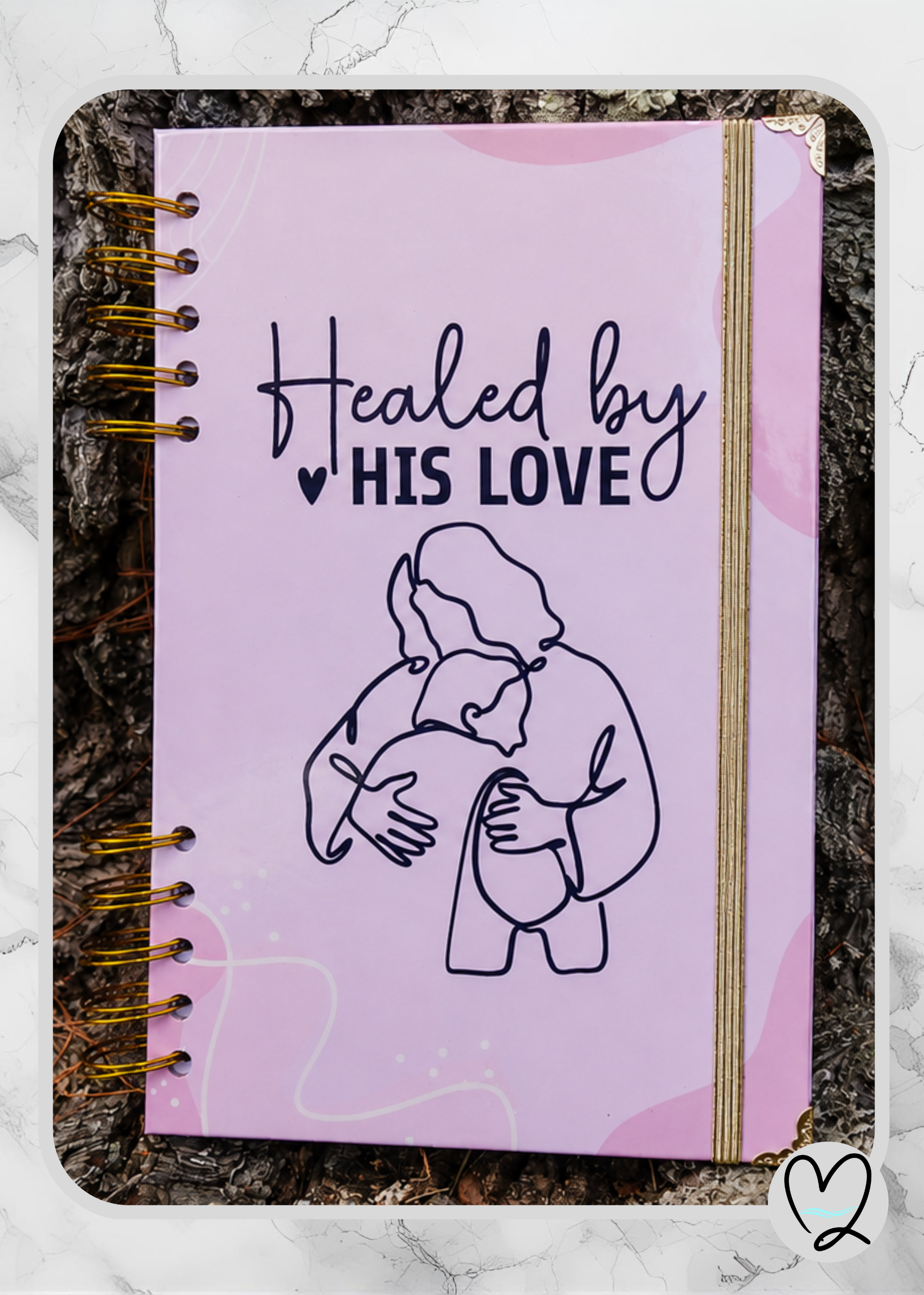 Healed by His Love | Christian Guided Journal with Prompts