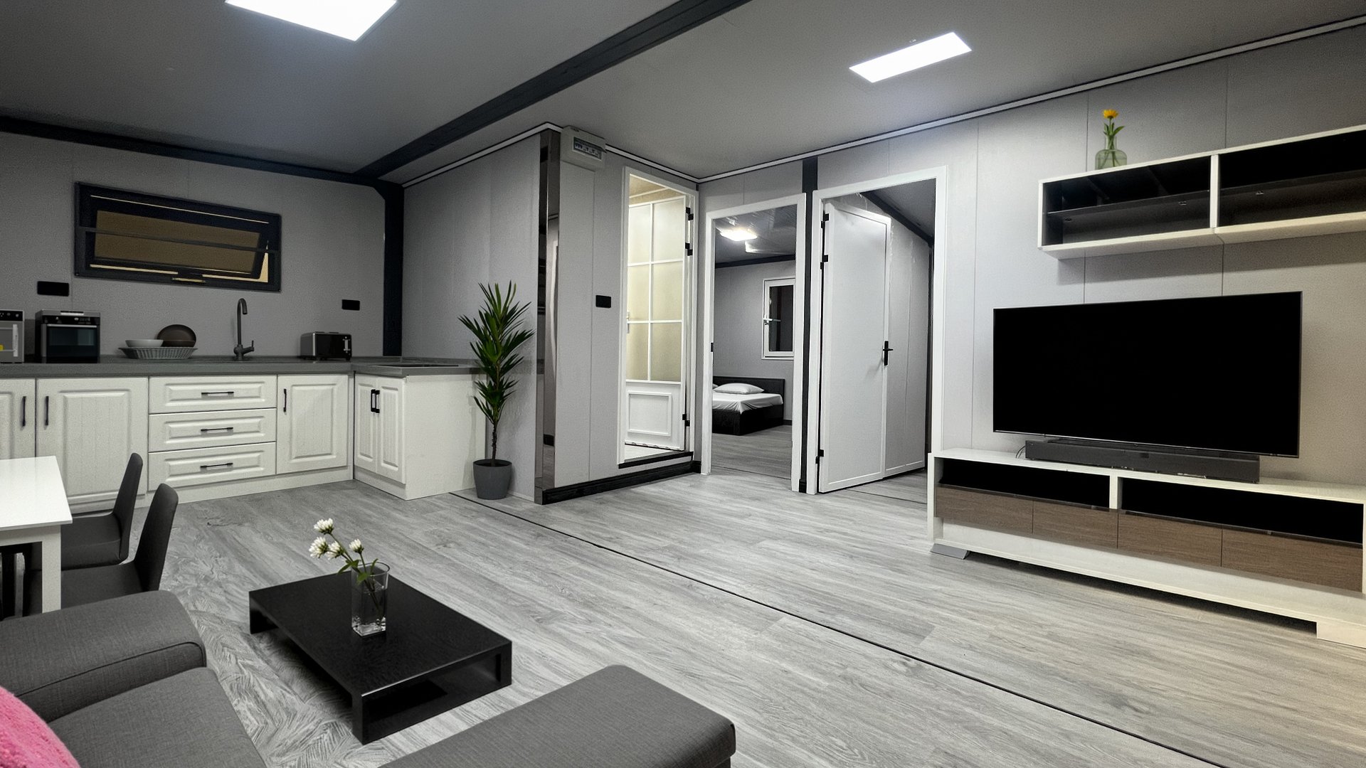Living Room & Kitchen