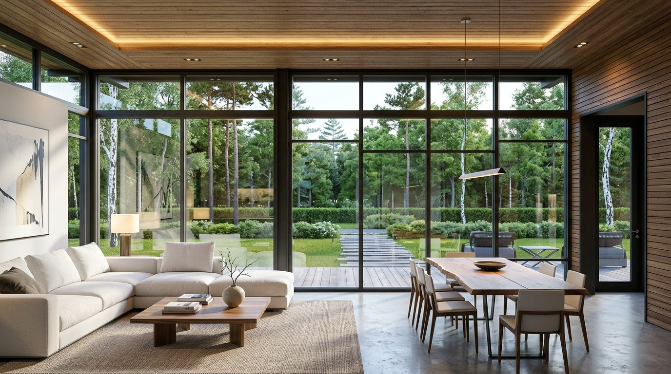 Living Room & Dining Room