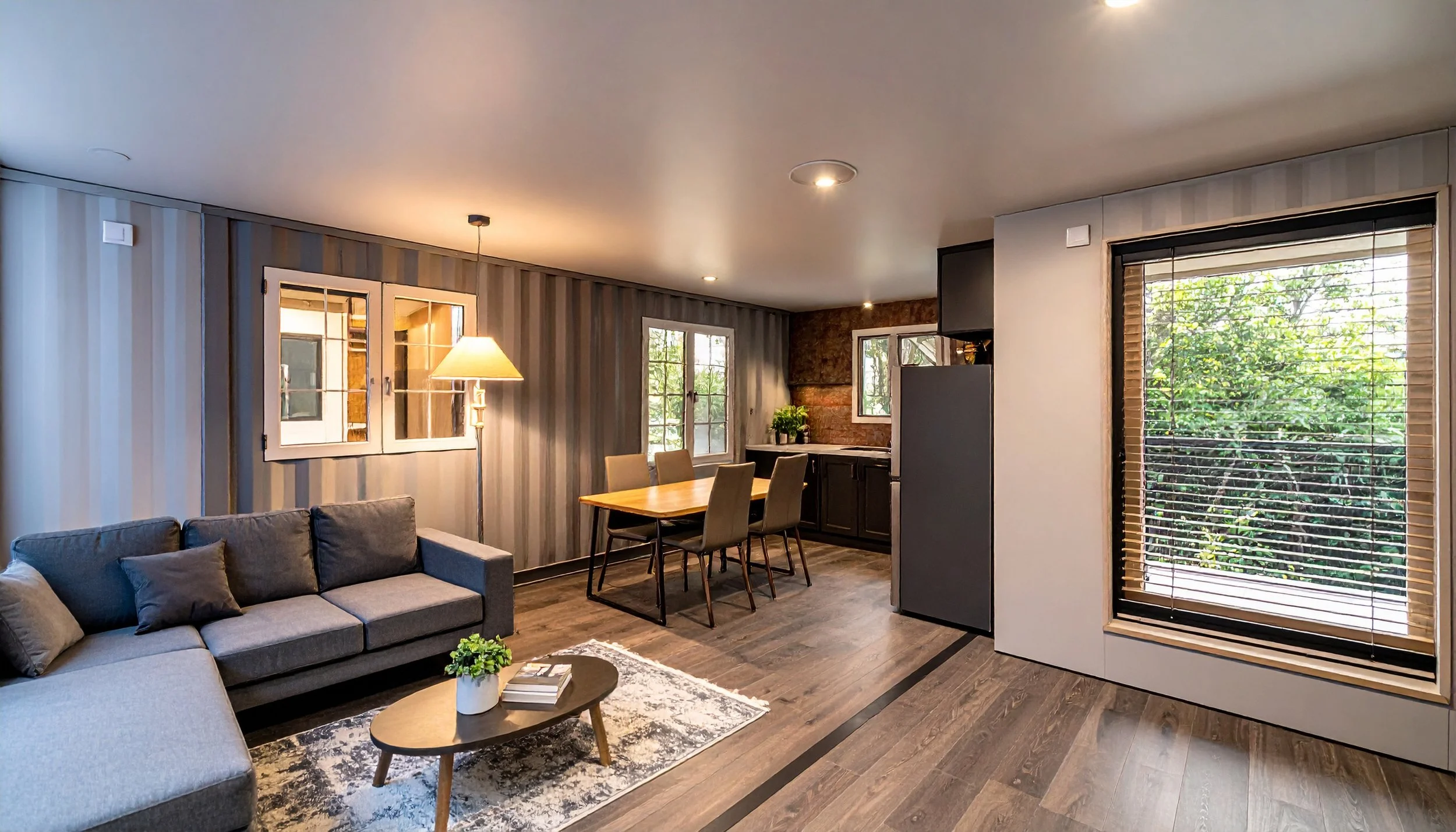 Living Room & Kitchen