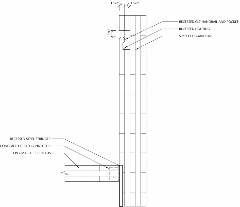 STAIR HANDRAIL DETAIL