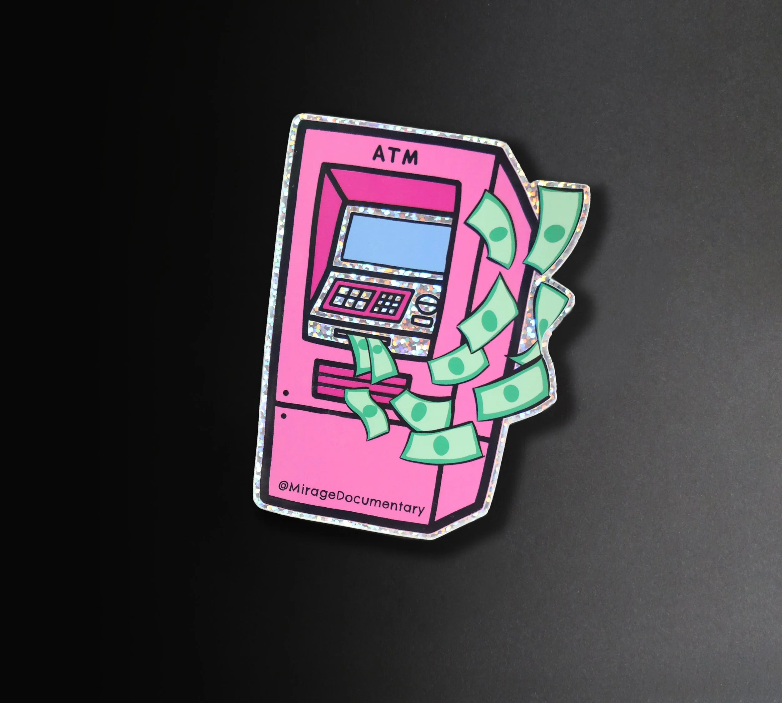 ATM Sticker