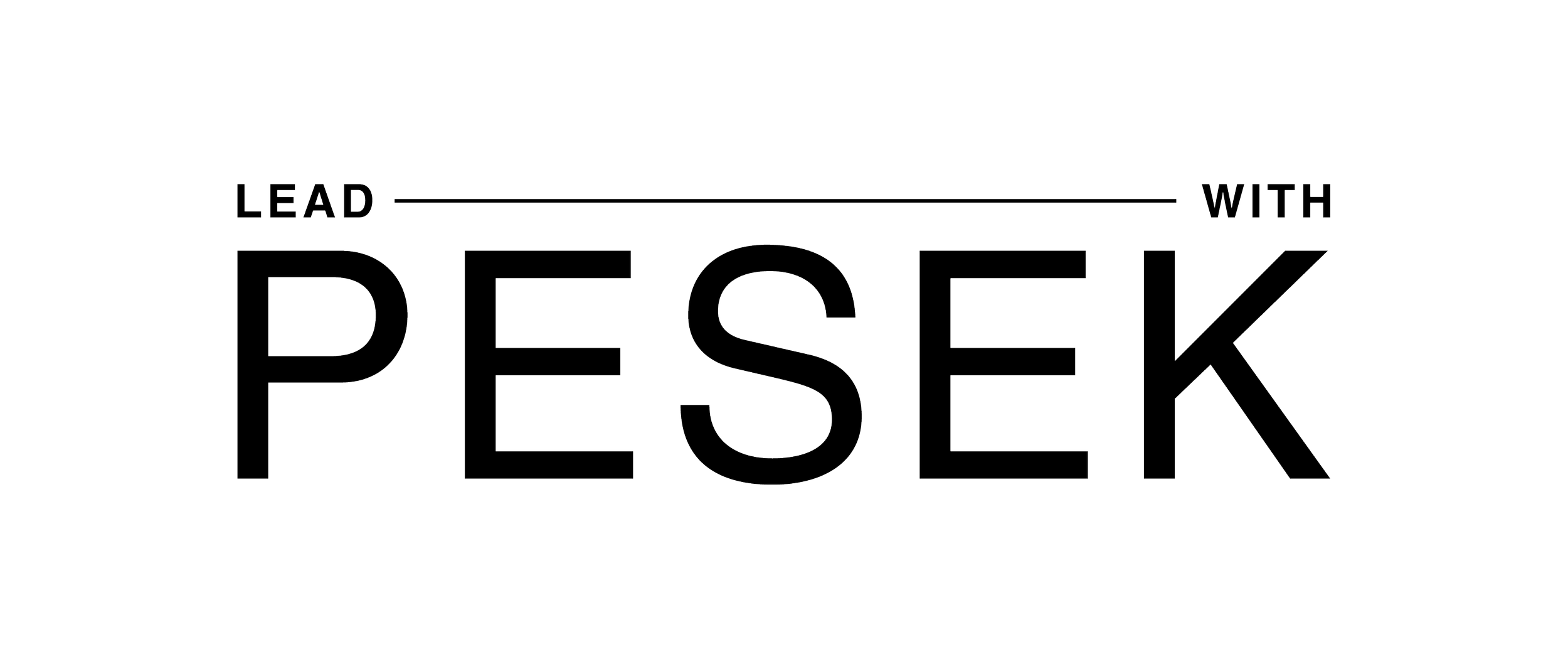 Text graphic with the words "Lead with Respect" in large letters, and "Lead" and "With" in smaller text above and below the main word.