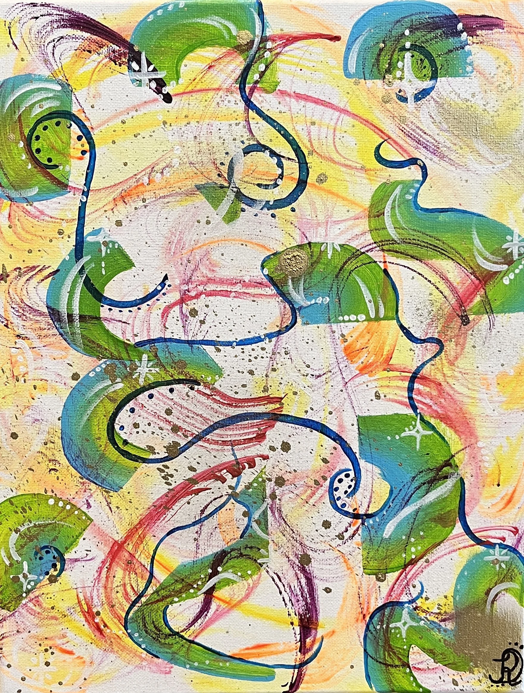 I can feel you 
2024
Acrylic on canvas
11in x 14in