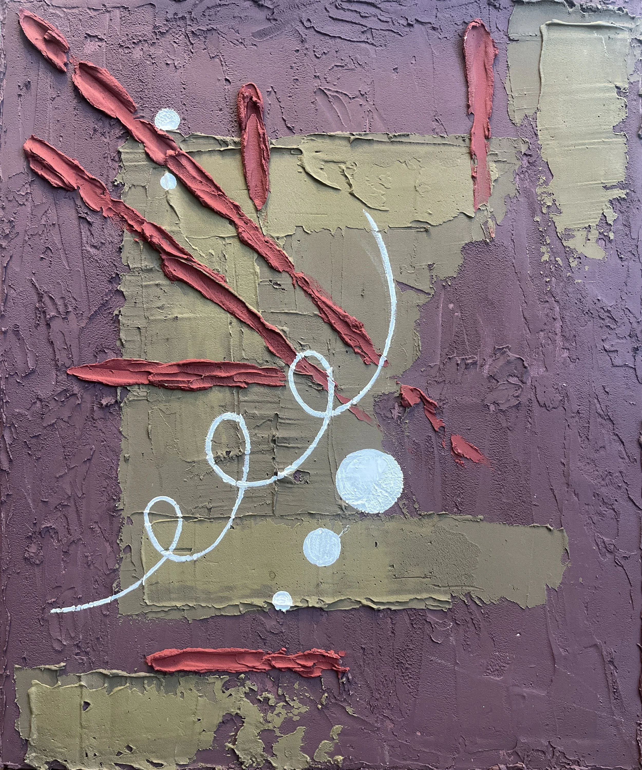 Untitled
2026
Acrylic mixed with Baking Soda on canvas 
20in x 25in