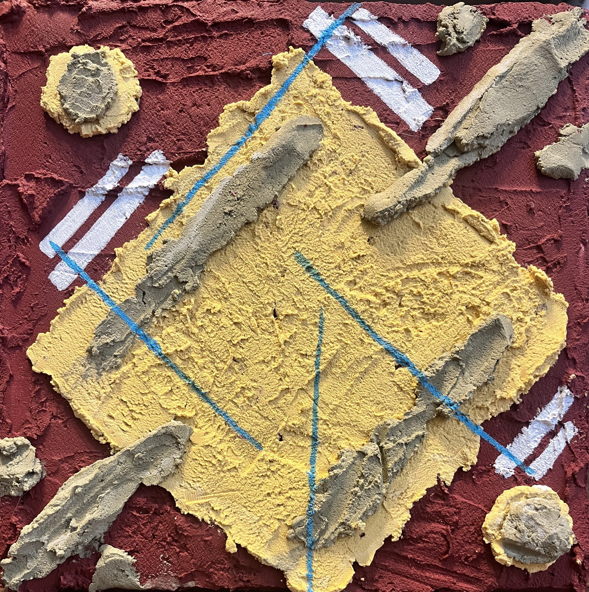 Untitled
2026 
Acrylic mixed with Baking Soda on canvas 
10in x 10in