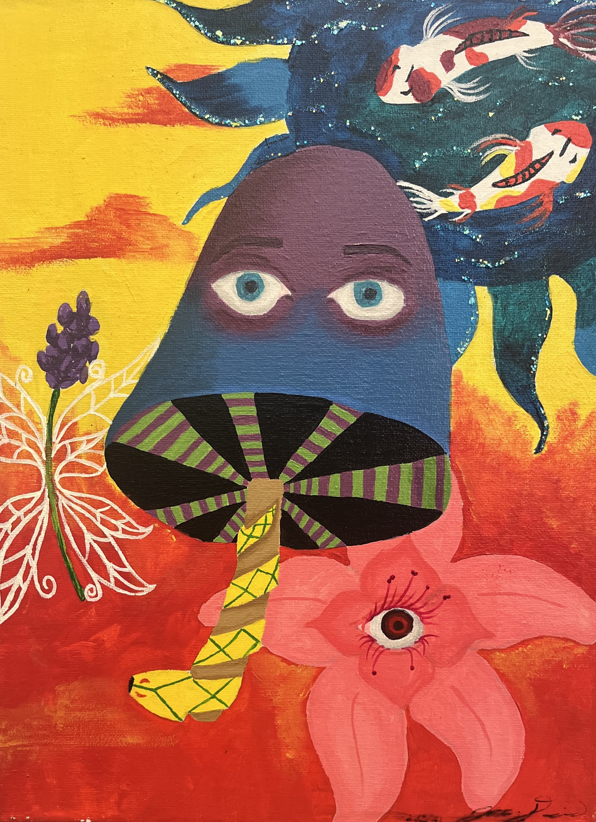 Dream Land 
2021
Acrylic on Canvas
12in x 16in