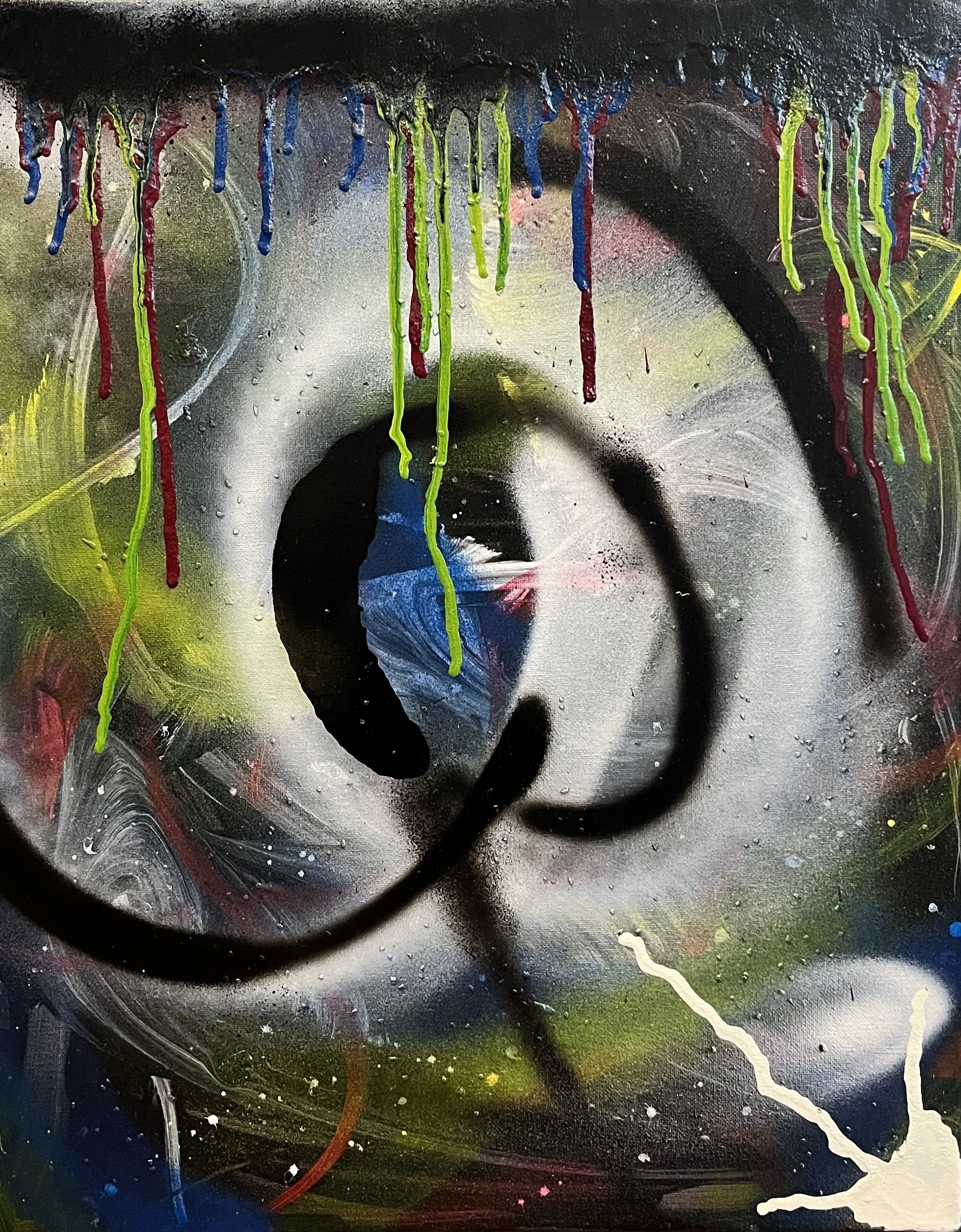 Untitled
2023
Acrylic on Canvas 
16in x 20in