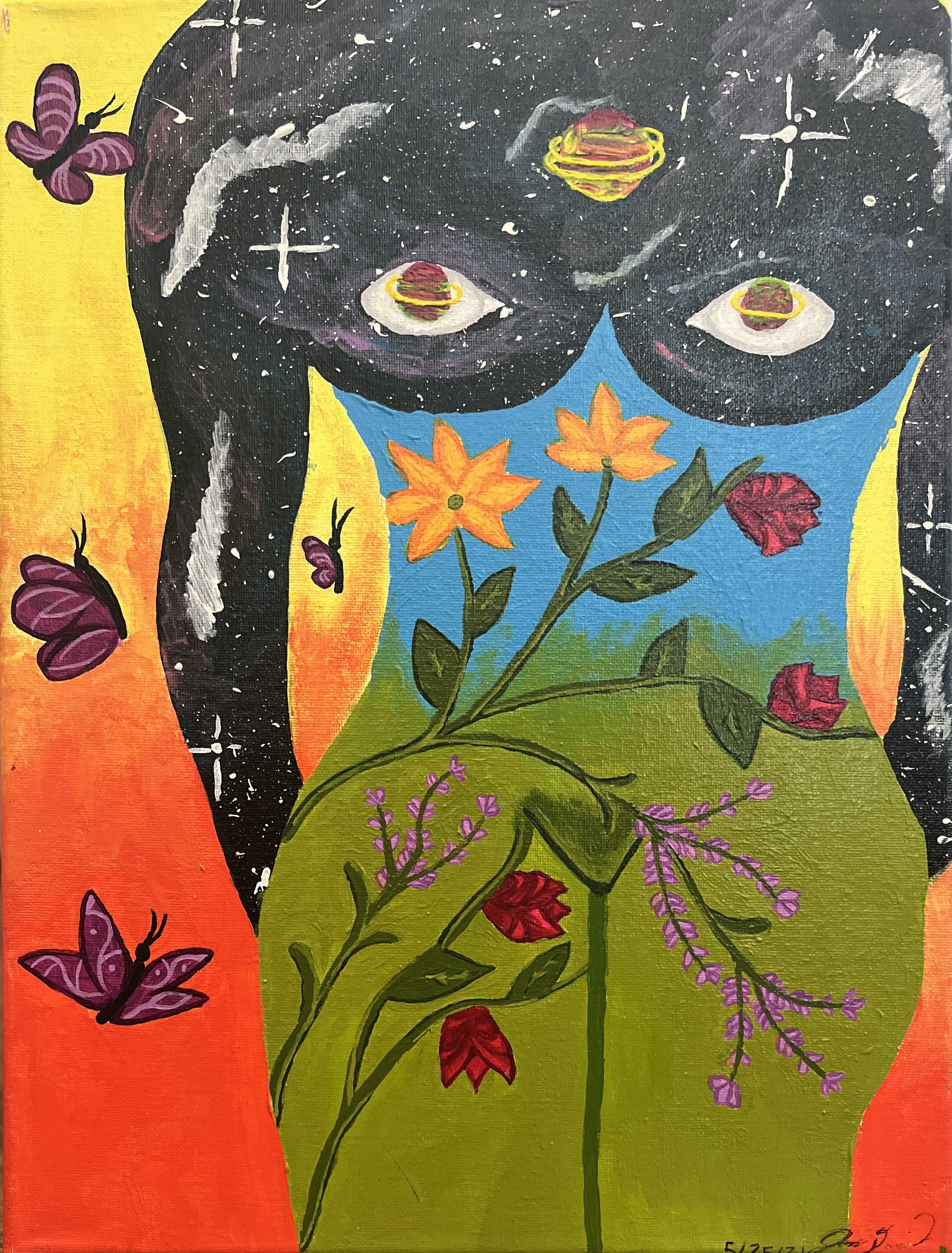 Feminine Energy
2021
Acrylic on Canvas
12in x 16in