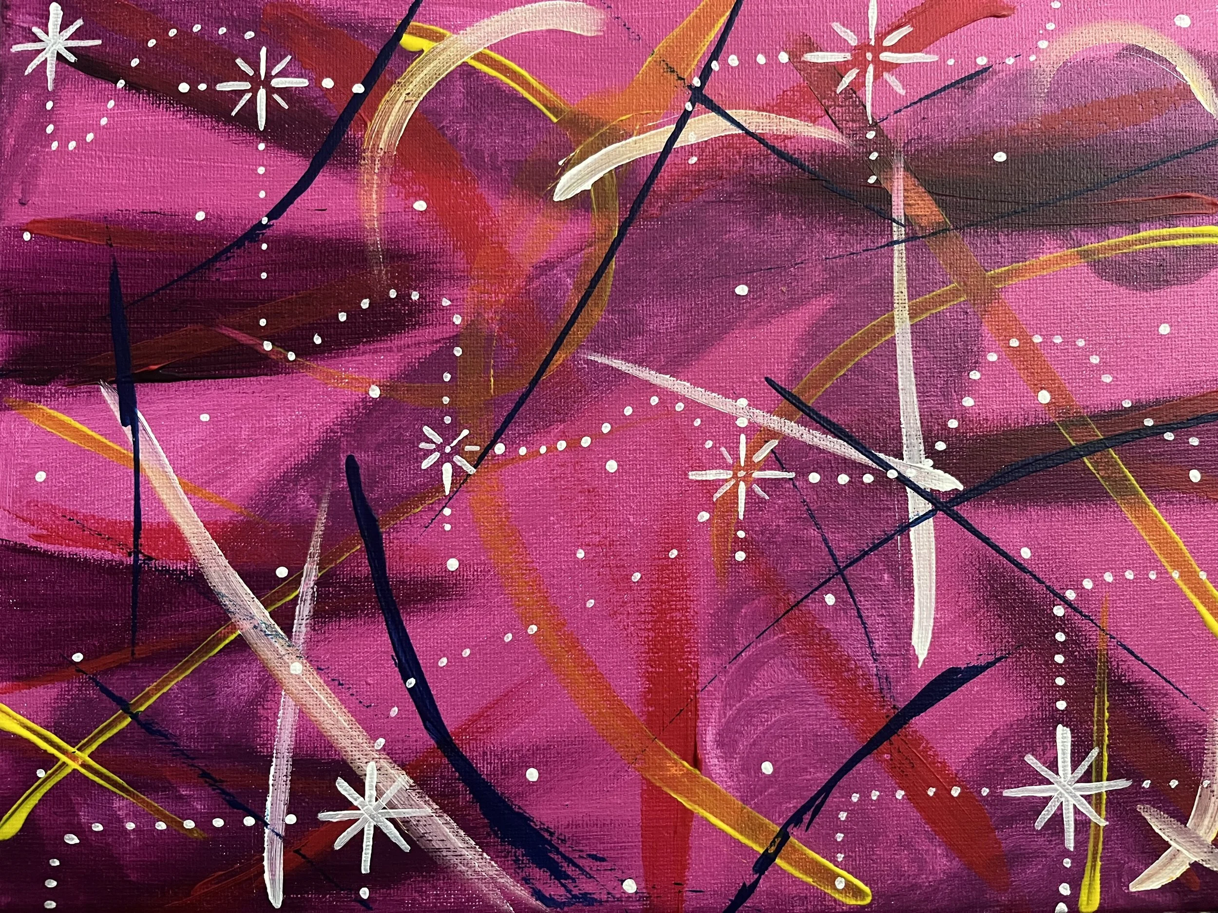 Constellations
2024
Acrylic on Canvas
9in x 12in
