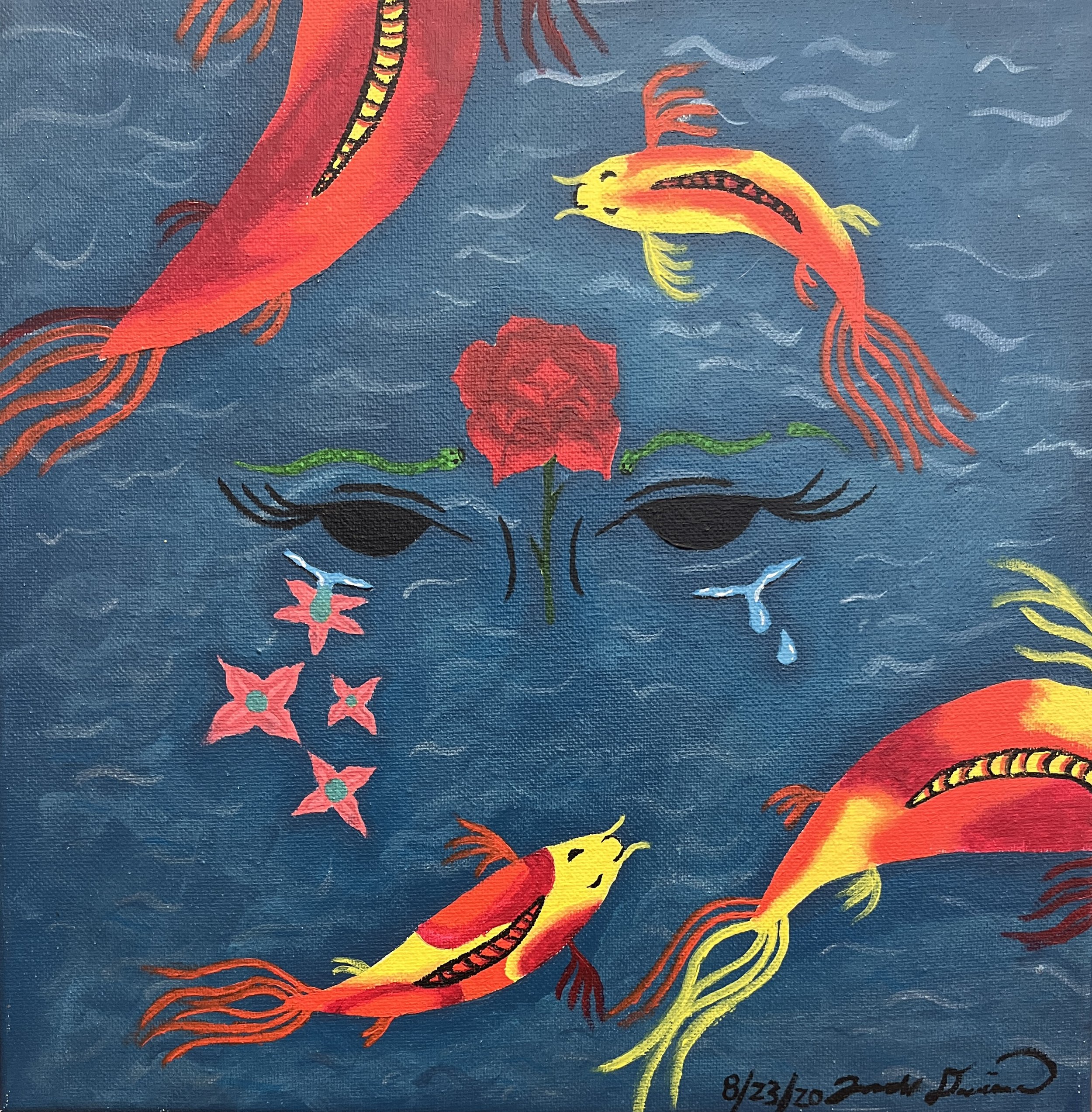 Untitled
2020
Acrylic on Canvas
12in x 12in