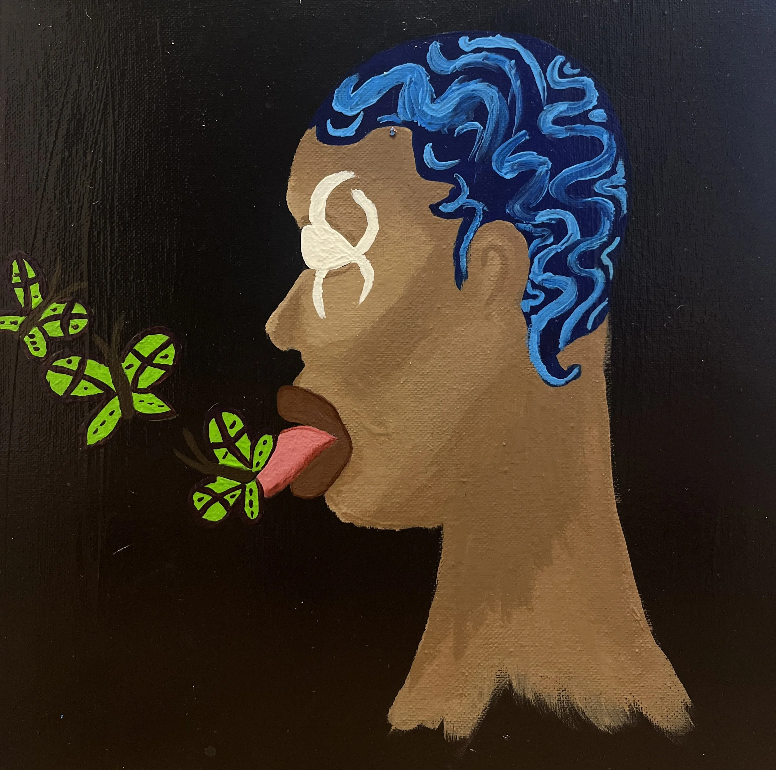 Untitled 
2021
Acrylic on Canvas
12in x 12in 