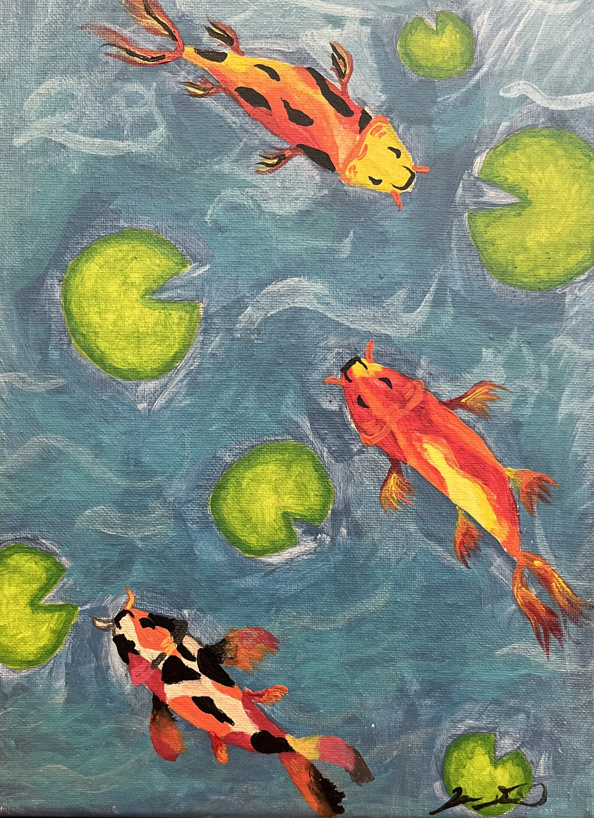 The LILLY pond
2019
Acrylic on Canvas
9in x 12in