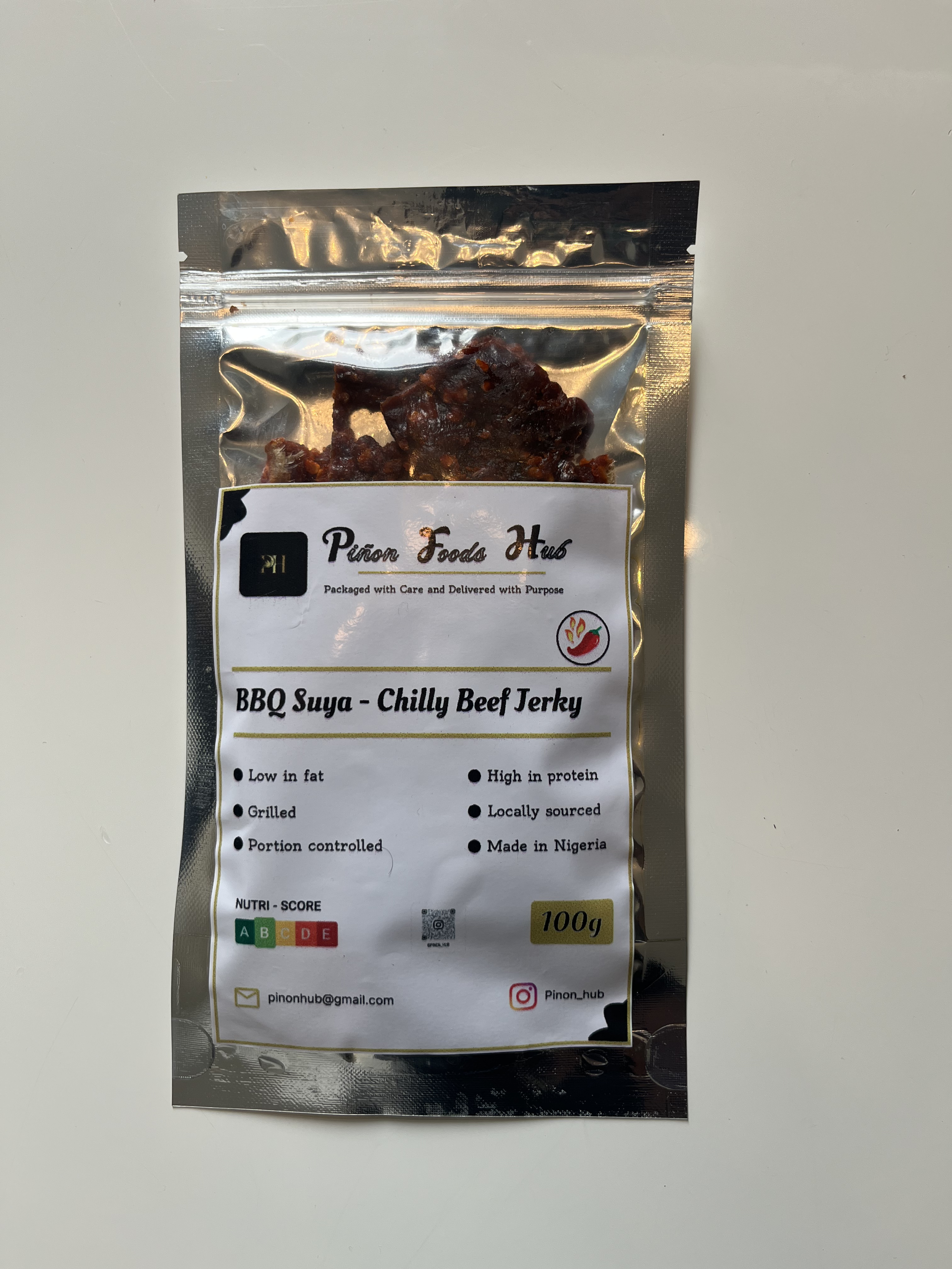 BBQ Nigerian Kilishi—Suya-flavored Beef Jerky (vanaf 70g)