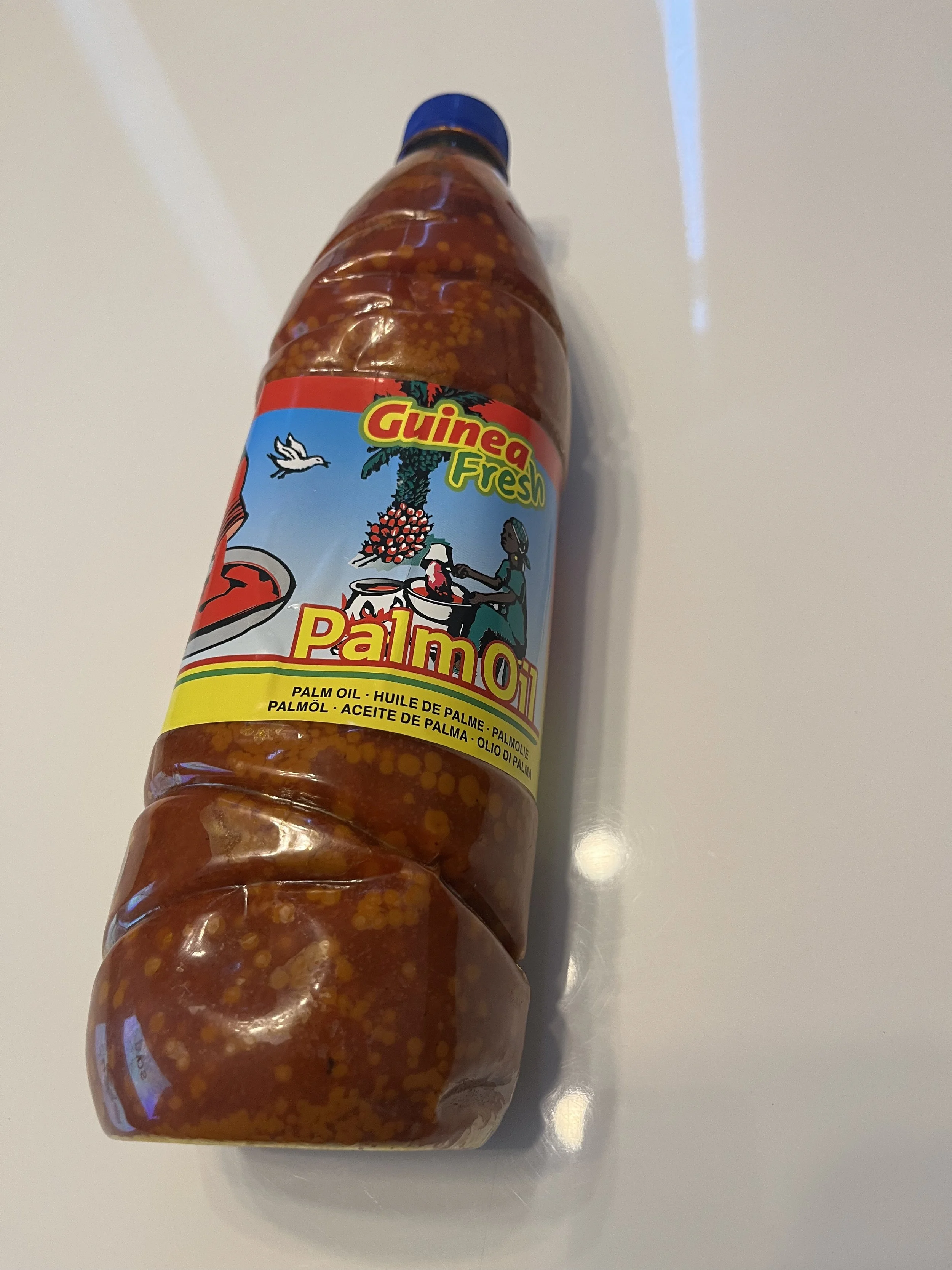 Guinea Fresh Rode Palmolie (Red Palm Oil) / Epo Pupa—1L