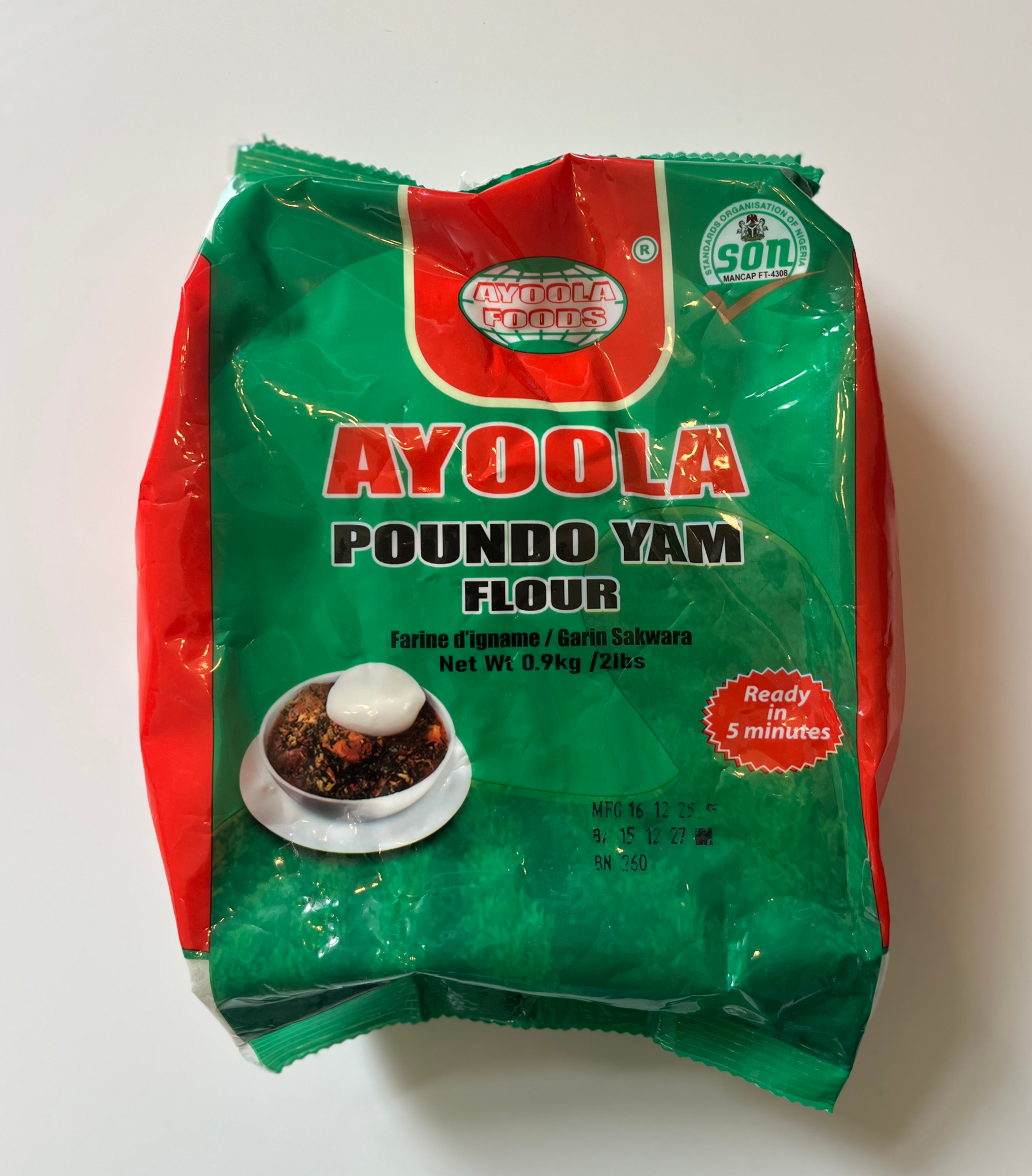 Ayoola Poundo Yam—Pounded yam flour (900g)