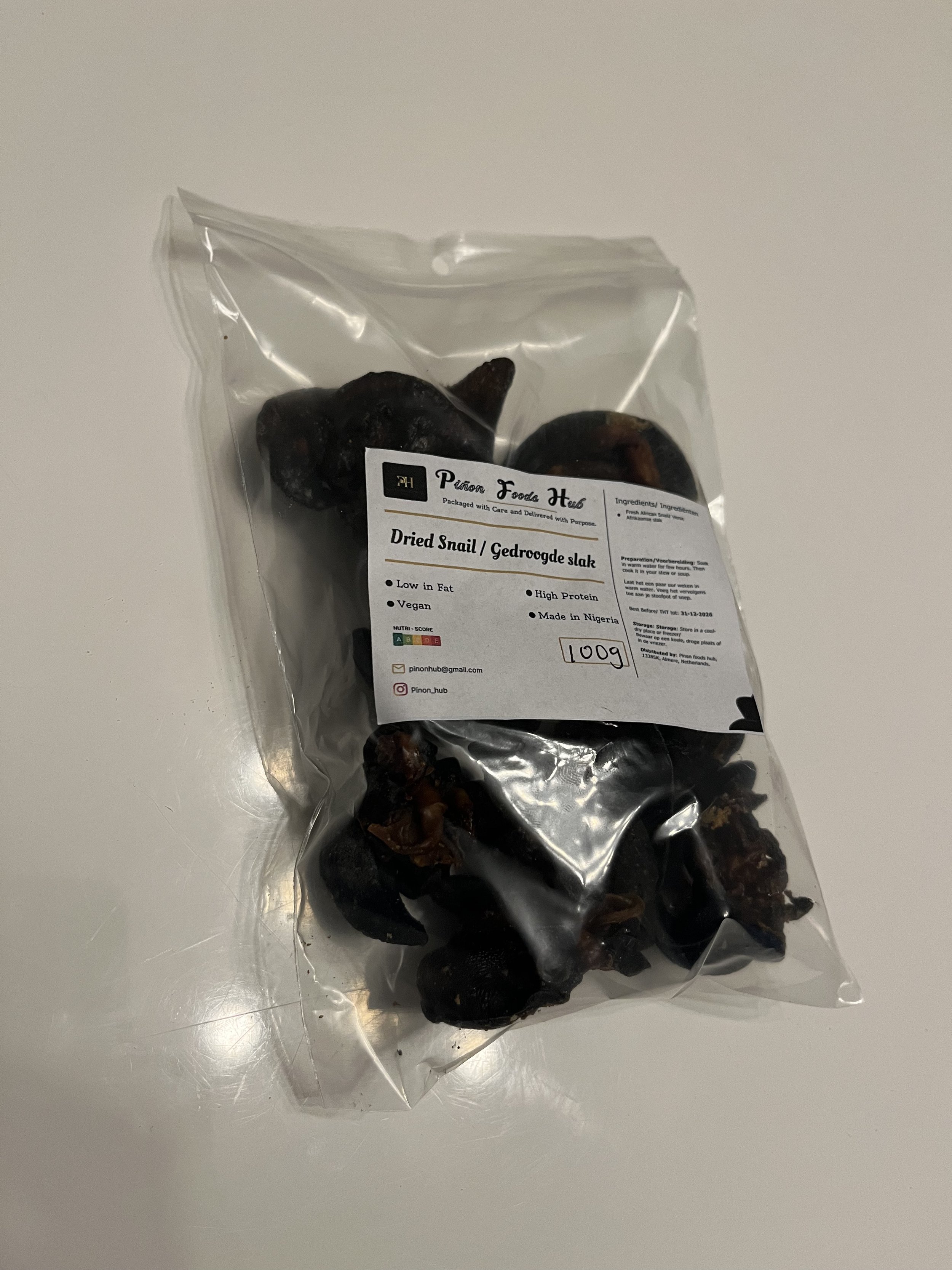 Jumbo Dried snails (Gedroogde Afrikaans slakken)