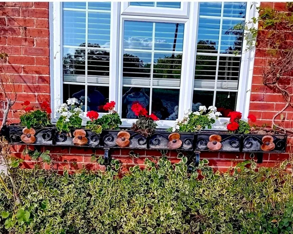 I had tried for a long time to find a window box that would fit perfectly to the size I wanted.  Antony spoke to me about exactly what I would like and I couldn't be happier with the size and design. I love looking at my beautiful flowers in there eq