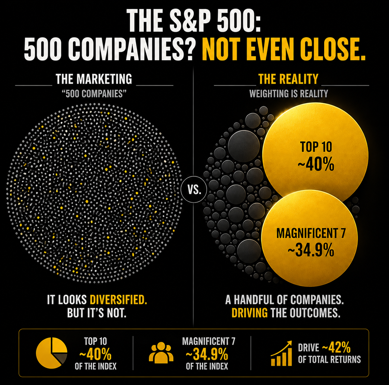 You Don’t Own 500 Companies. You Own a Handful.