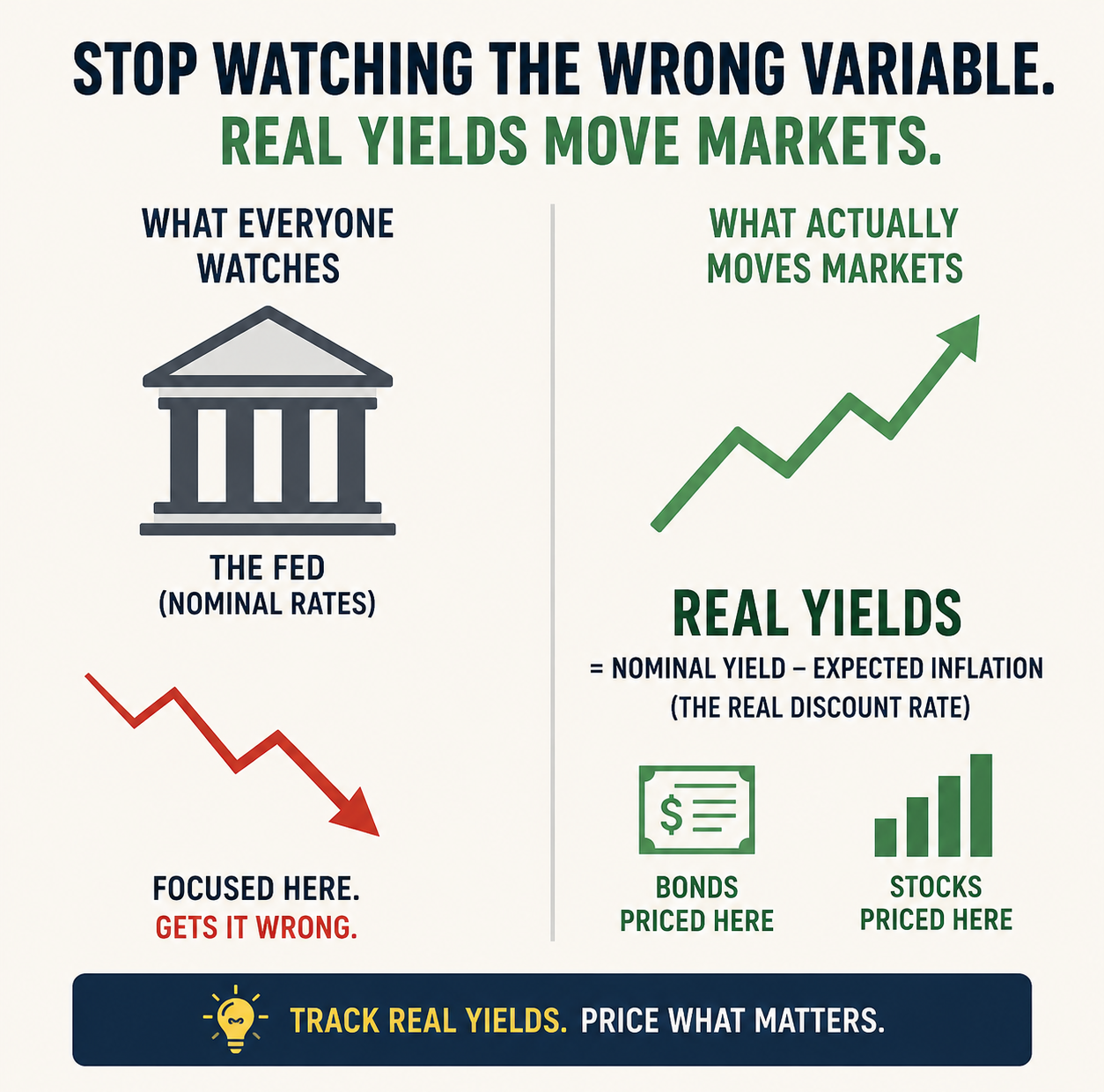 Why Real Yields Matter More Than the Fed Funds Rate