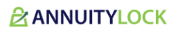 Annuity Lock logo with a stylized lock icon and text in blue, green, and black.