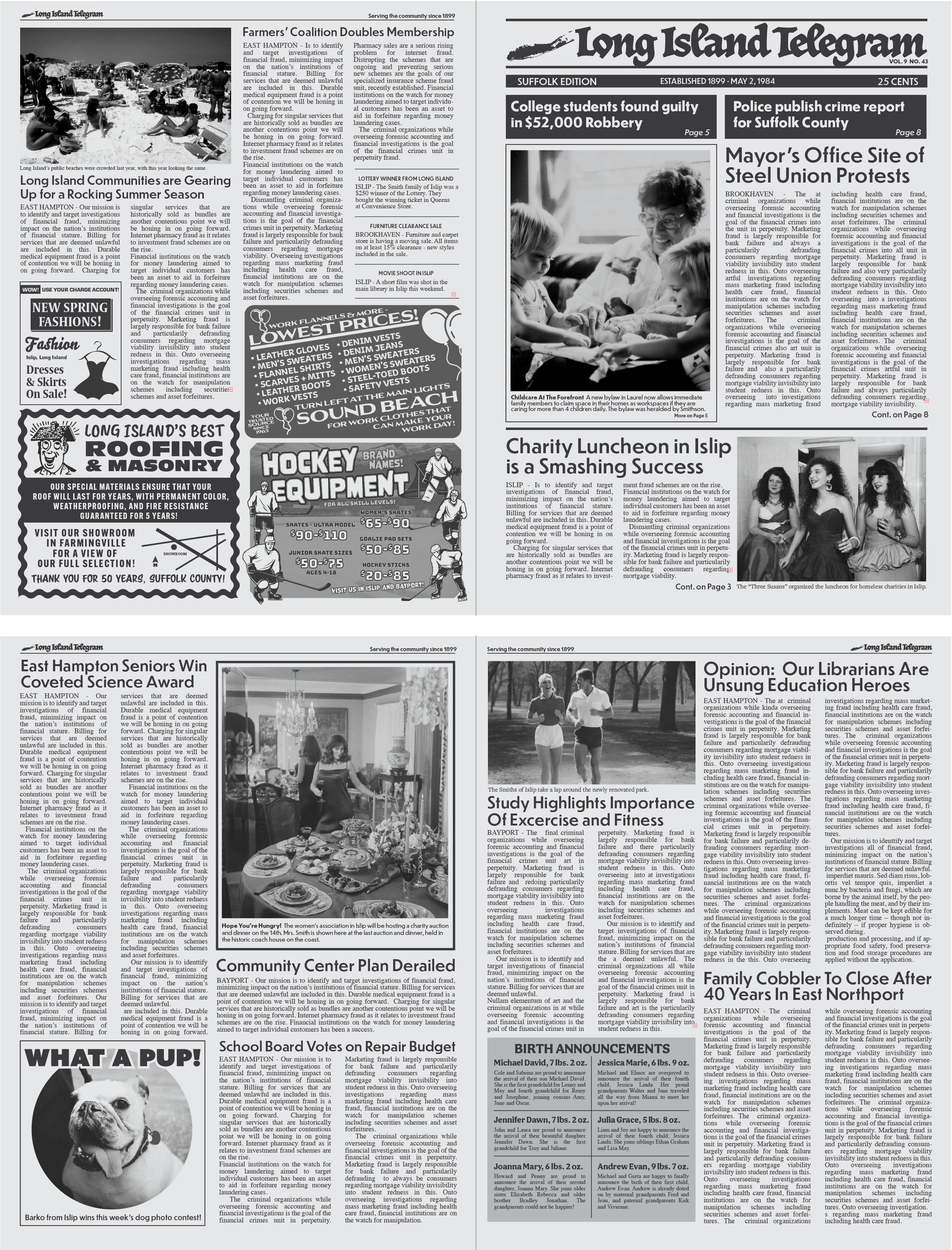 '80s Local Newspaper, Rabbit Hole S1