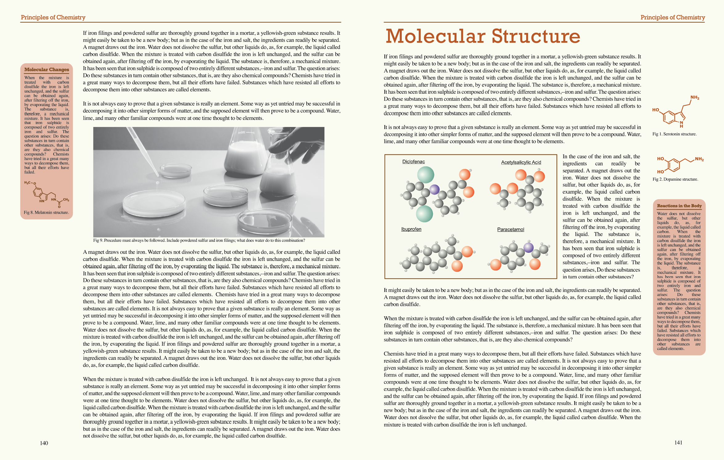 '90s Chemistry Textbook Inside Page, Brilliant Minds S1