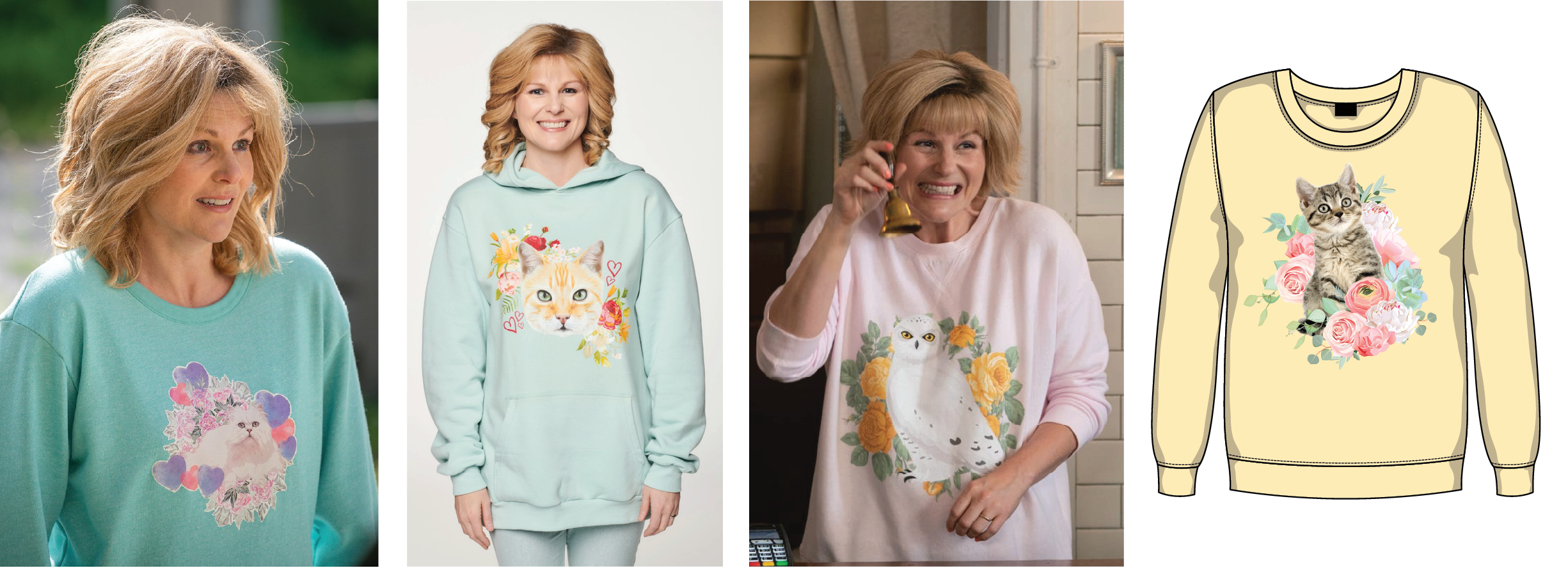 Jocelyn's Sweatshirts, Schitt's Creek (Various Seasons)