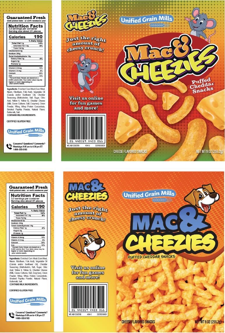 Cheese Puff Branding Options, Rabbit Hole S1