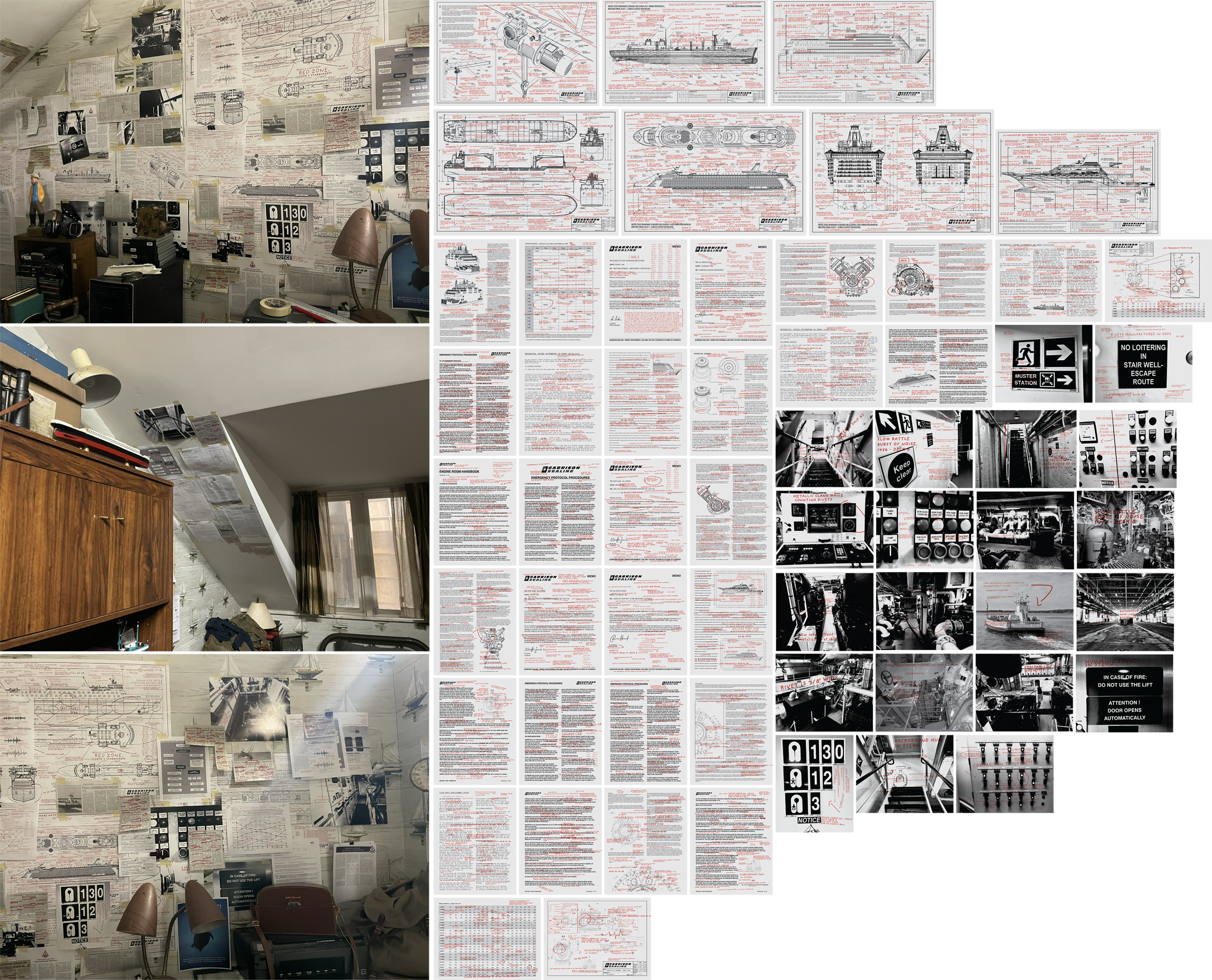 Arlo's Bedroom, Departure S3 (Boat Drawings by John Kim)