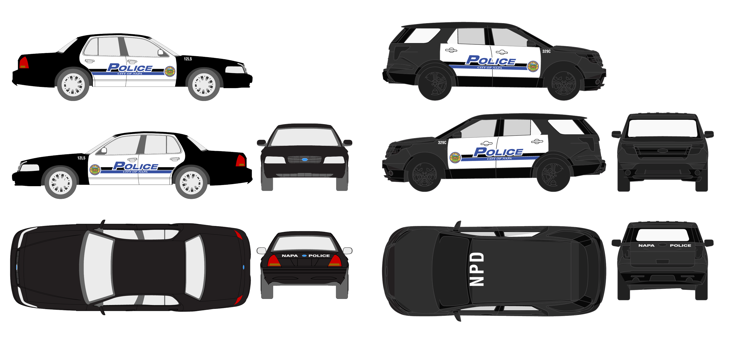 City of Napa Police Vehicles, Kings of Napa S1