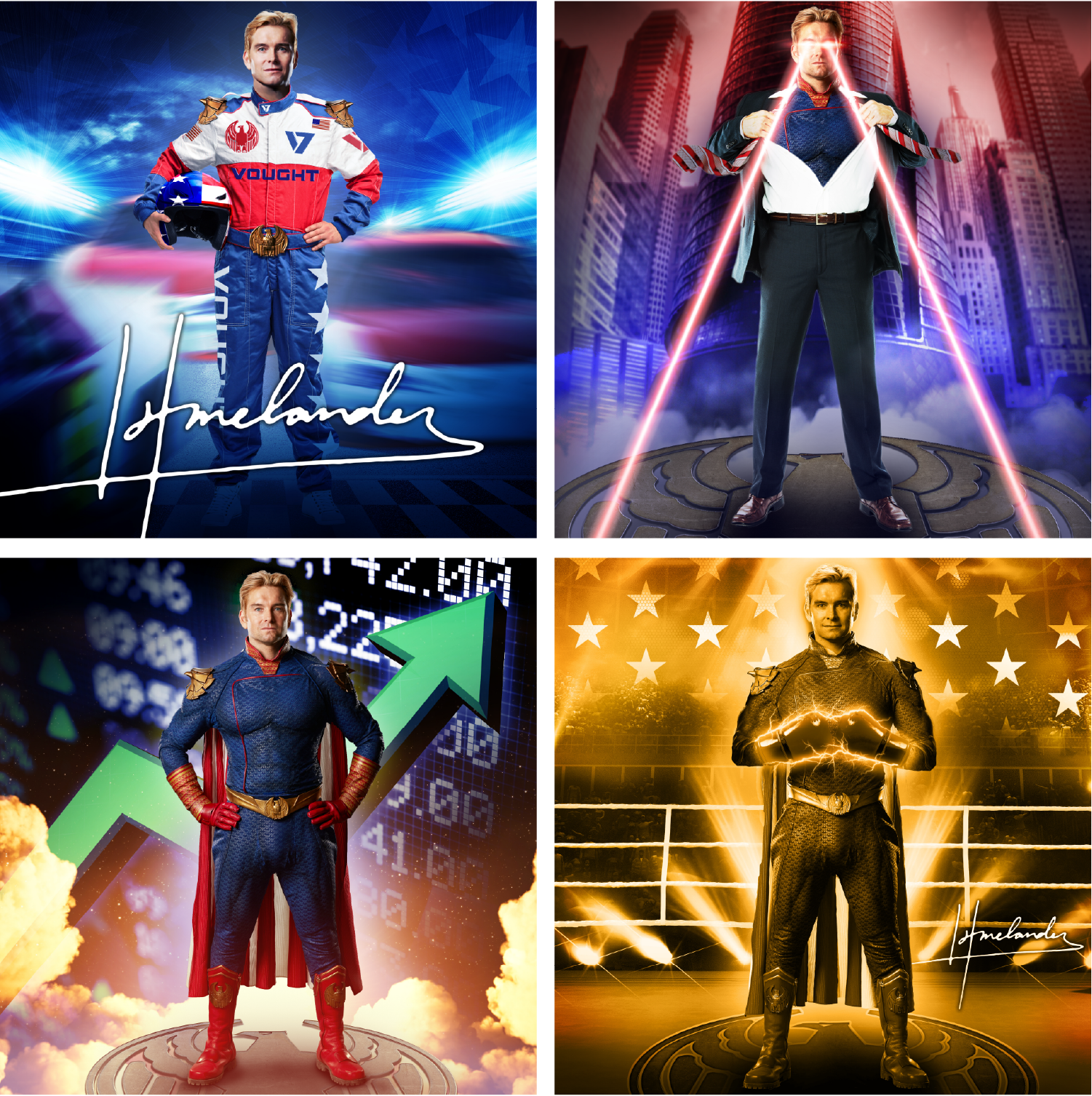 Homelander NFTs, The Boys S4 (Homelander logo and signature from existing show assets)