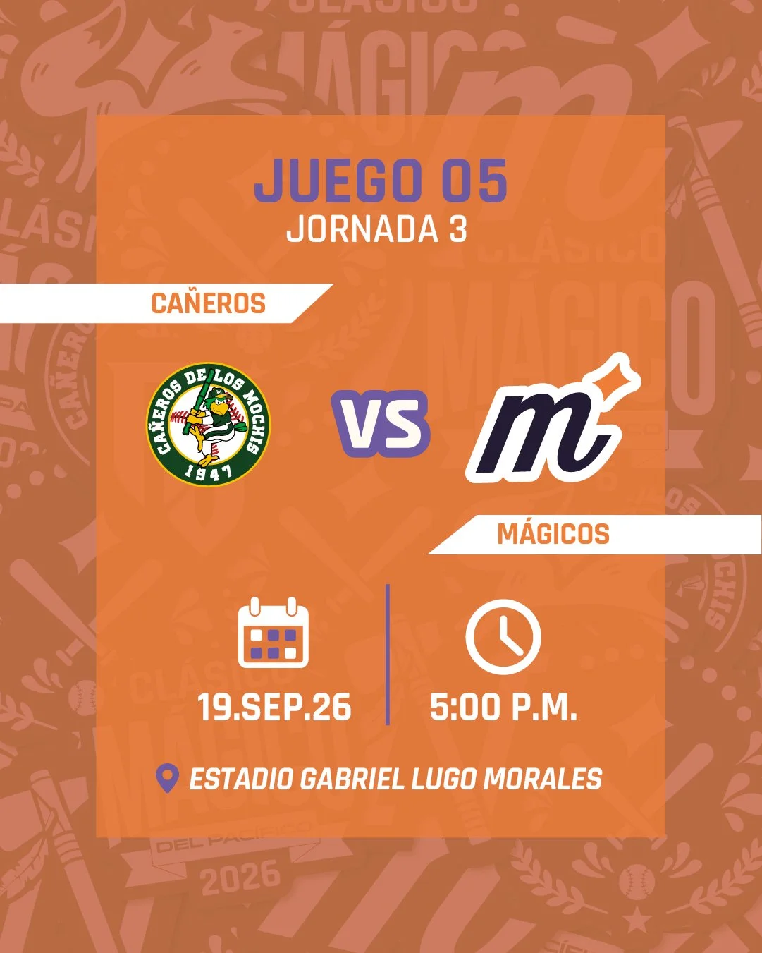Cañeros de Los Mochis vs. Mágicos de El Fuerte