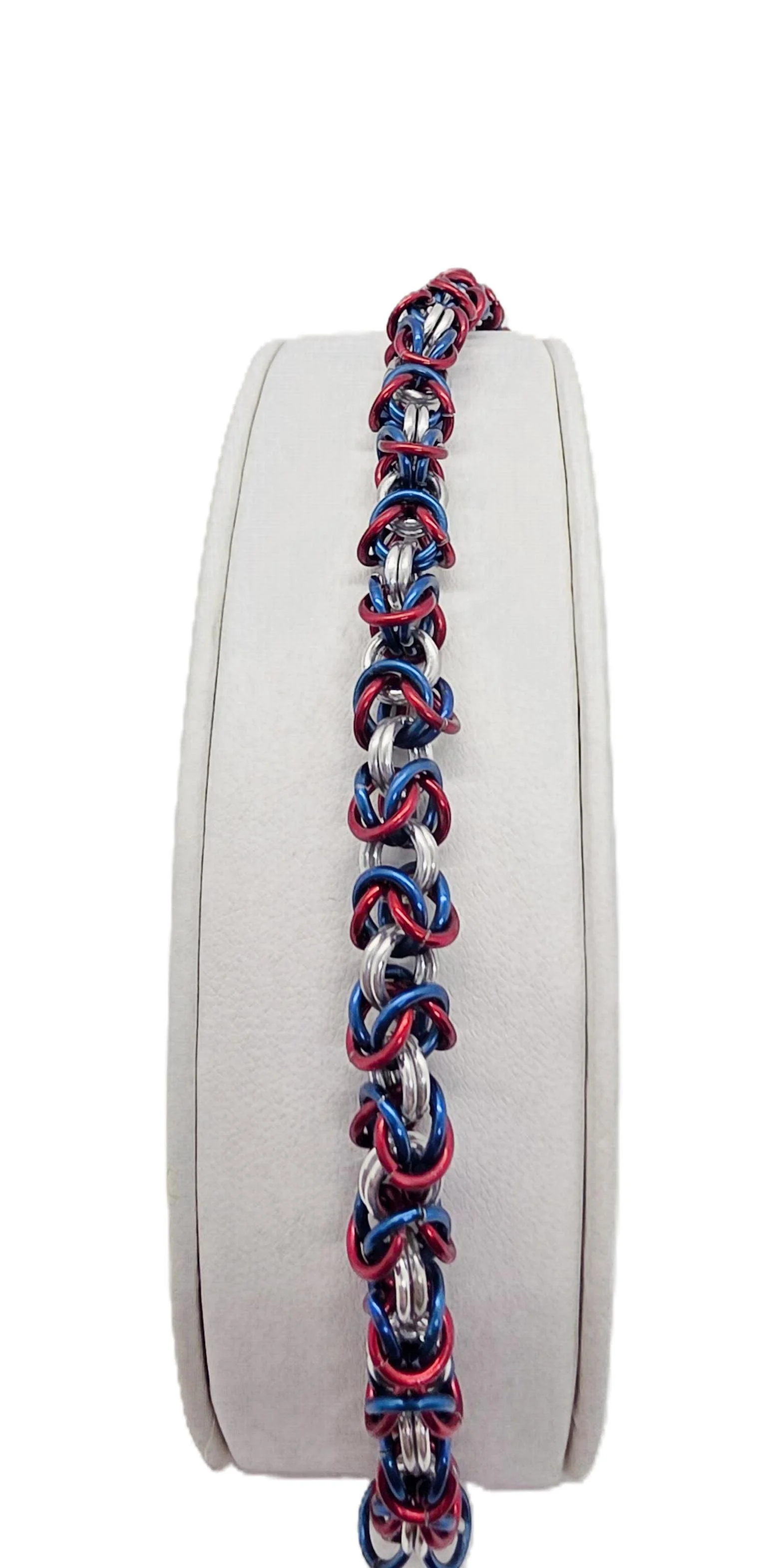 Star Spangled Elegance Chainmail Bracelet