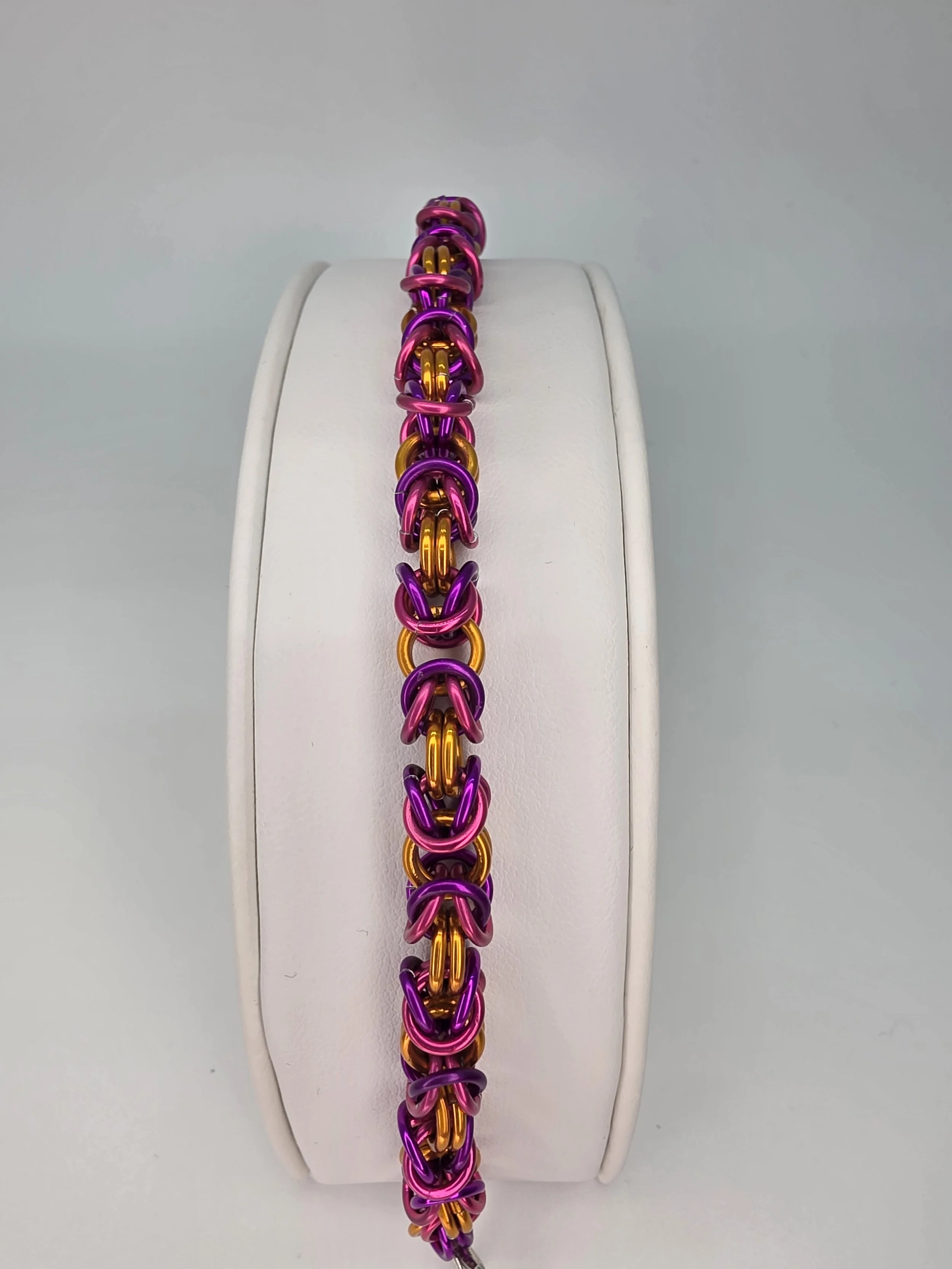 Citrus Glow Chainmail Bracelet